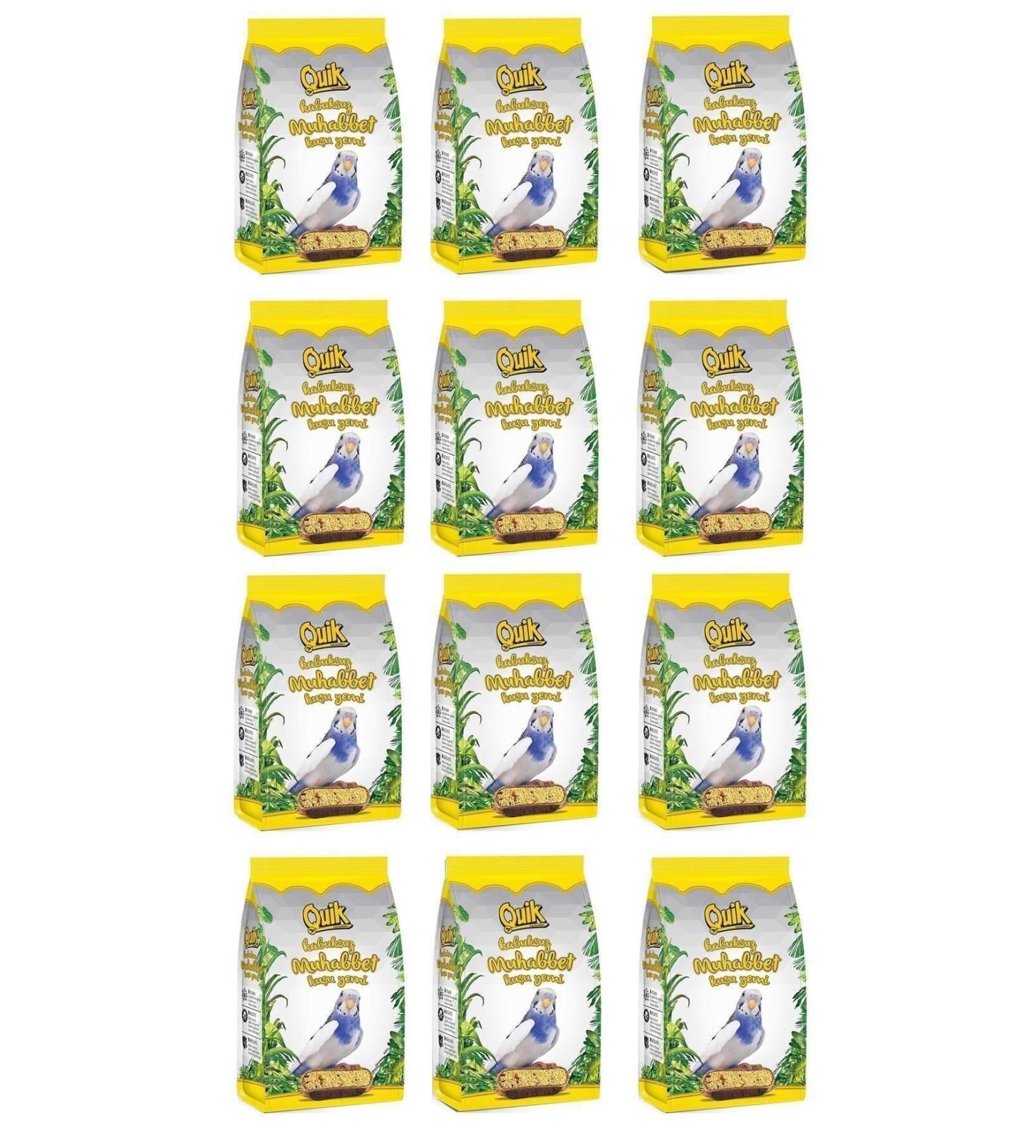 Quik Quik Special Shellless Bird Food 400 gr X 12 Pieces