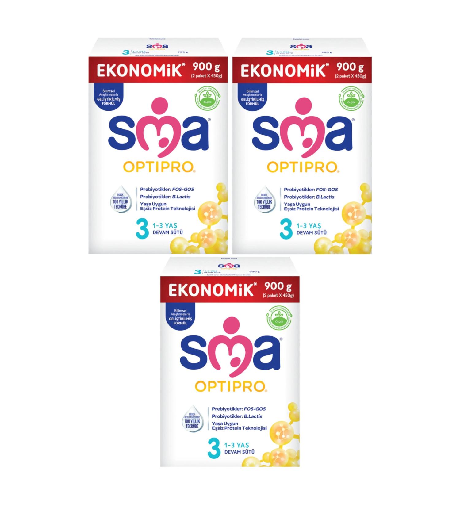 SMA OPTIPRO Number 3 900 GR 3-Piece Advantage Package (2700 GR)