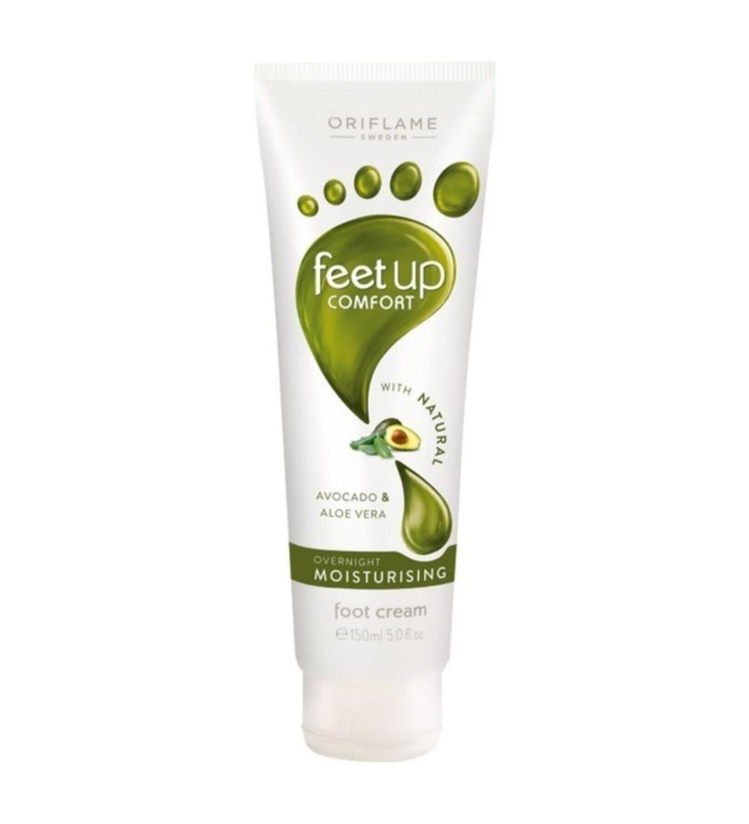 Oriflame Feet Up Comfort Night Moisturizing Foot Cream Large Size - 150 Ml