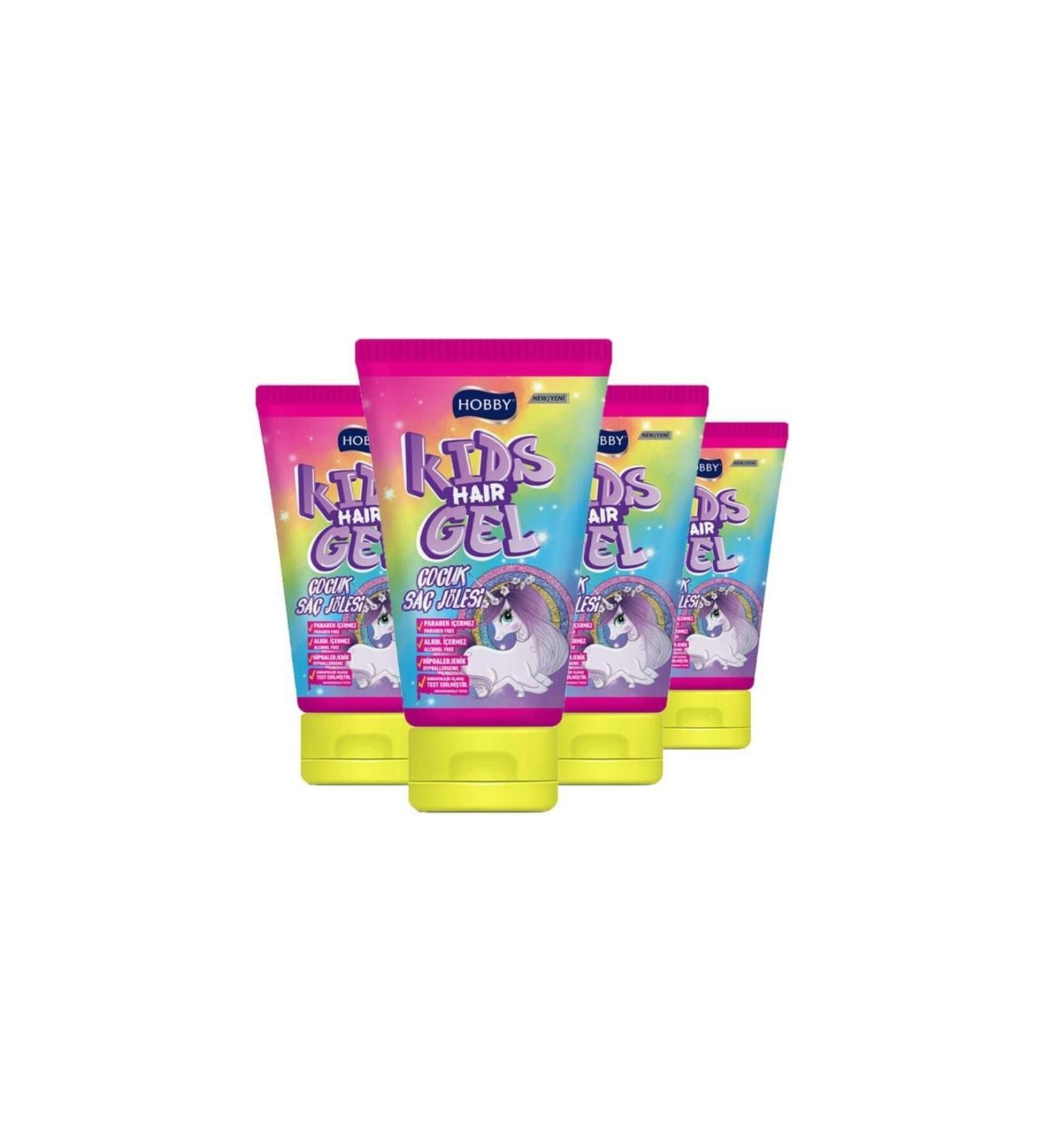 Hobby Kids Hair Gel Unicorn 150 Ml X 4