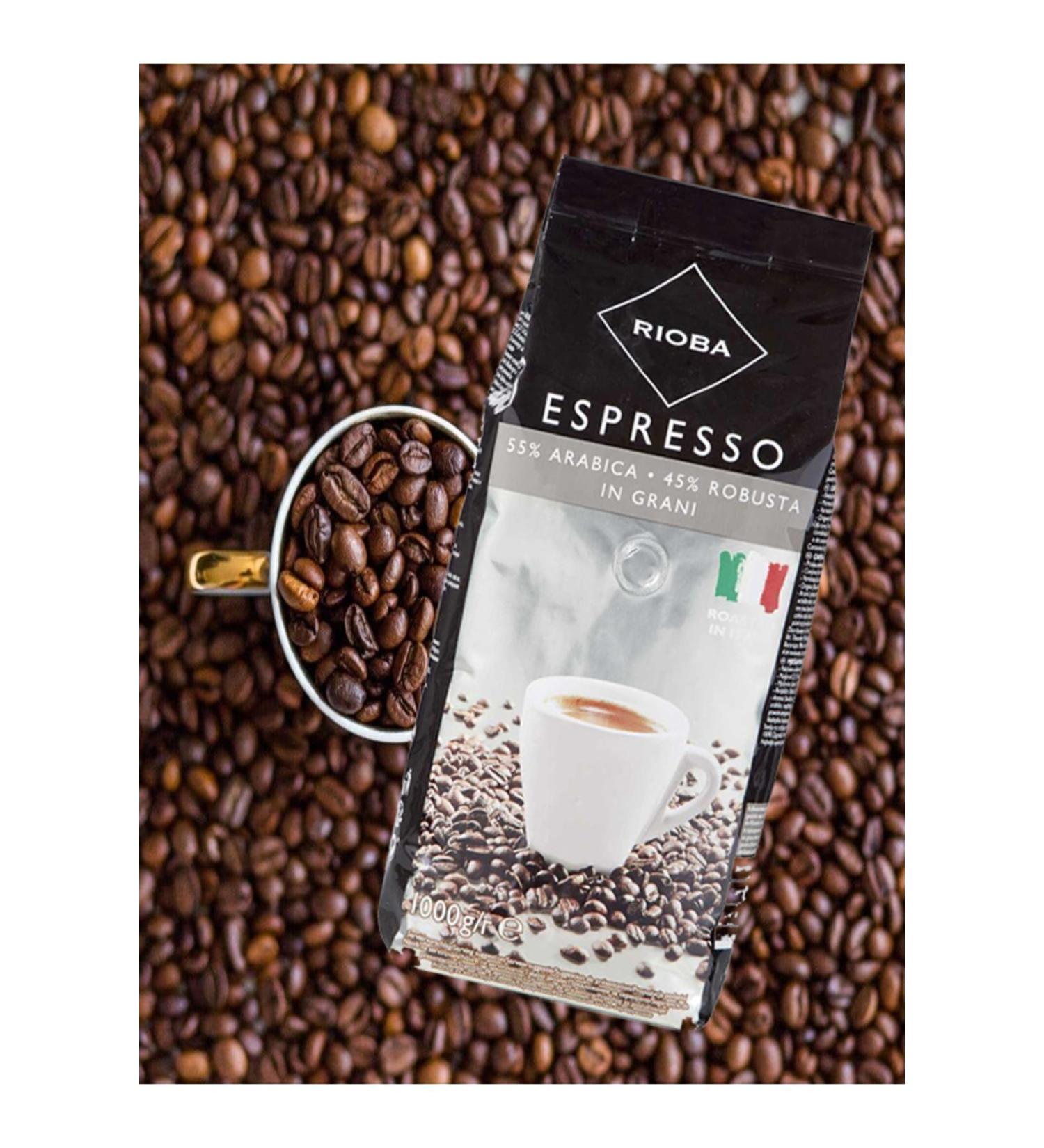 Rioba Coffee Beans - Silver 1000g - Buy Online on GoSupps.com