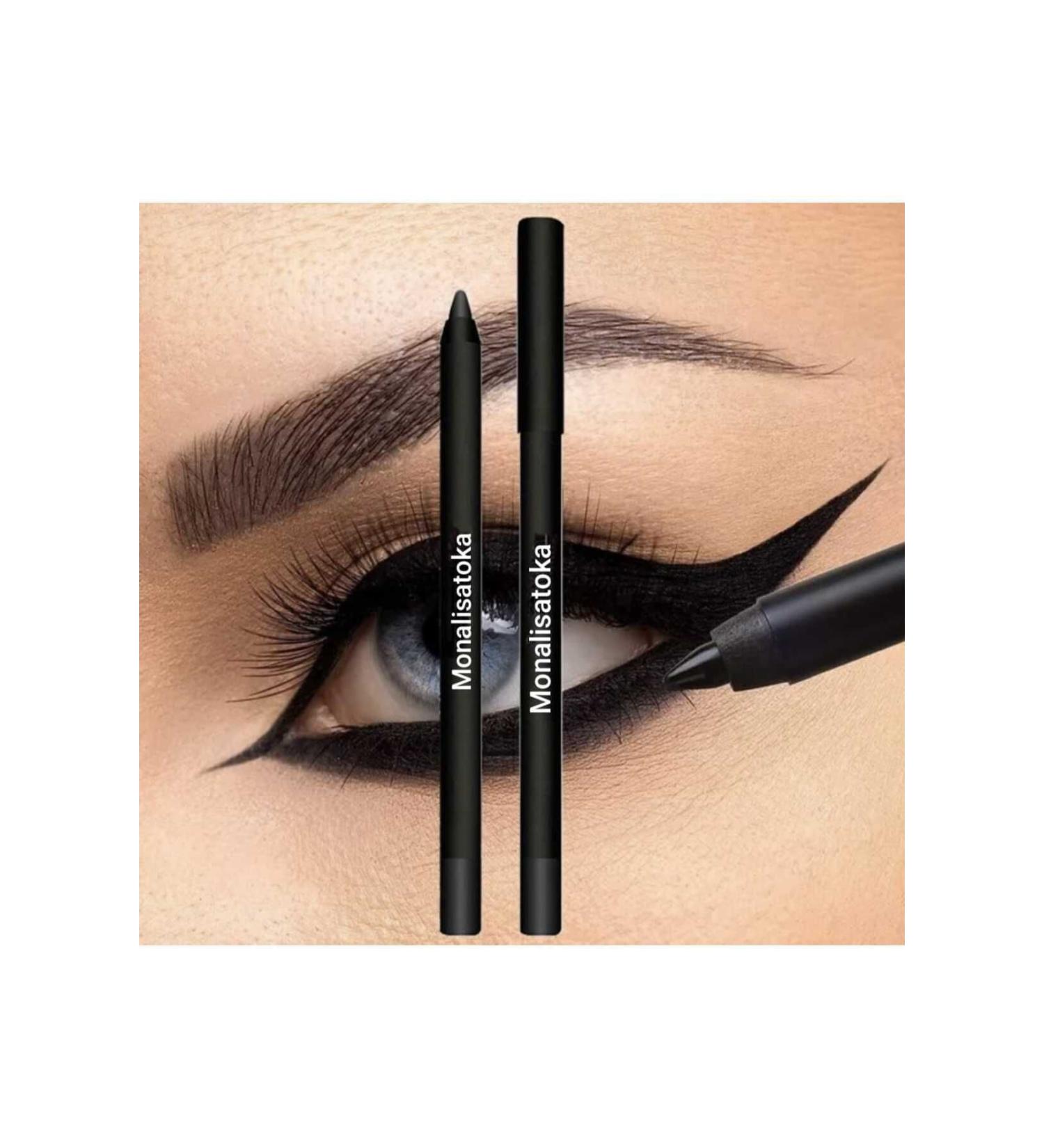 monalisatoka Matte Finish Waterproof Eyeliner 2 Li (BLACK) - Waterproof Eyeliner 2li - Buy Online on GoSupps.com