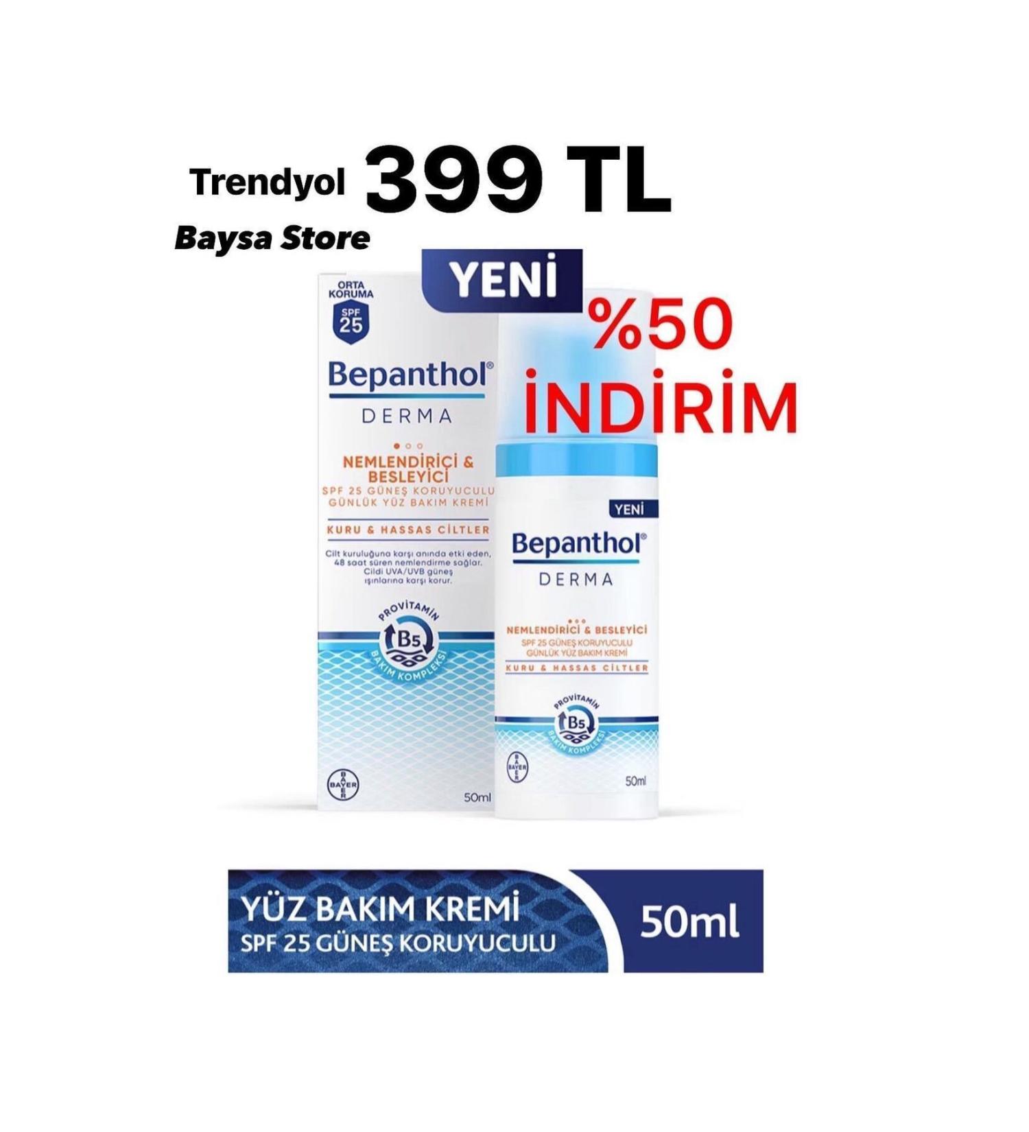 BAYSA Sun Cream Derma Moisturizing Nourishing Spf25 Sunscreen Face Care Cream