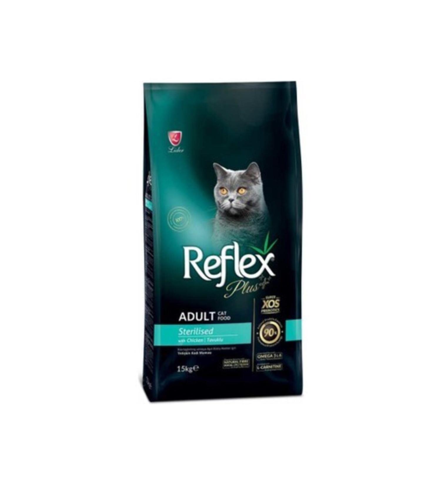 Reflex Plus Sterilized Chicken Sterilized Adult Cat Food 1.5 Kg