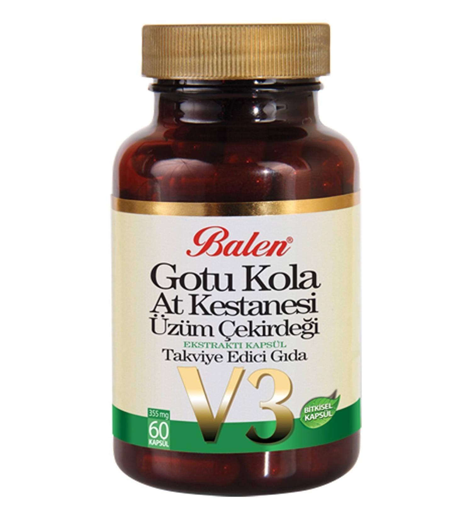 Balen Gotu Kola Horse Chestnut Grape Seed 60