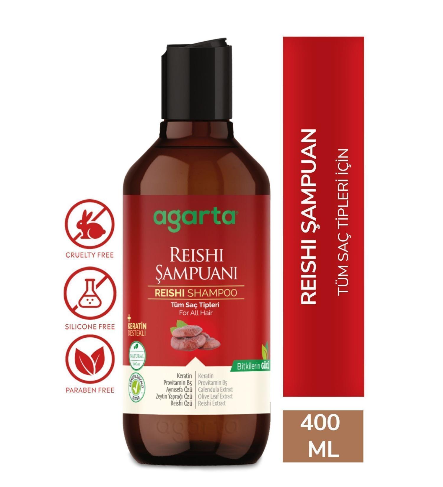 Agarta Renewing Reishi Shampoo for Damaged Hair - Salt-free Shampoo 400 ml - Buy Online on GoSupps.com