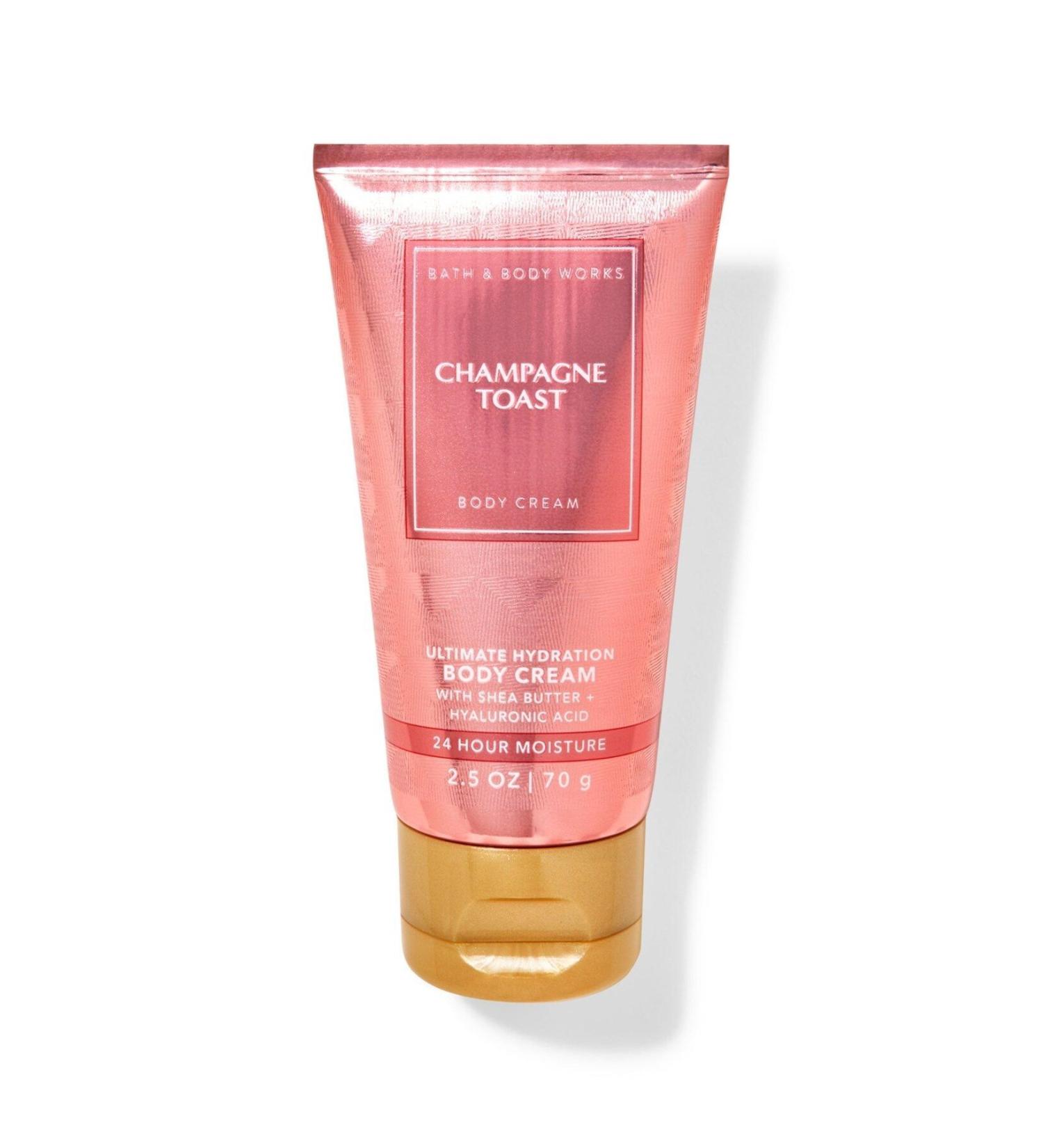 Bath & Body Works Champagne Toast Travel Size Body Cream 70g