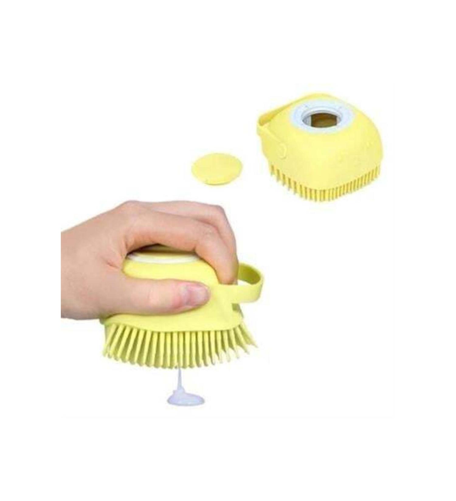 ESS Essemag Soft Silicone Material Flexible Gel Chamber Massage Function Effective Bath Shower Bath Glove - Buy Online on GoSupps.com