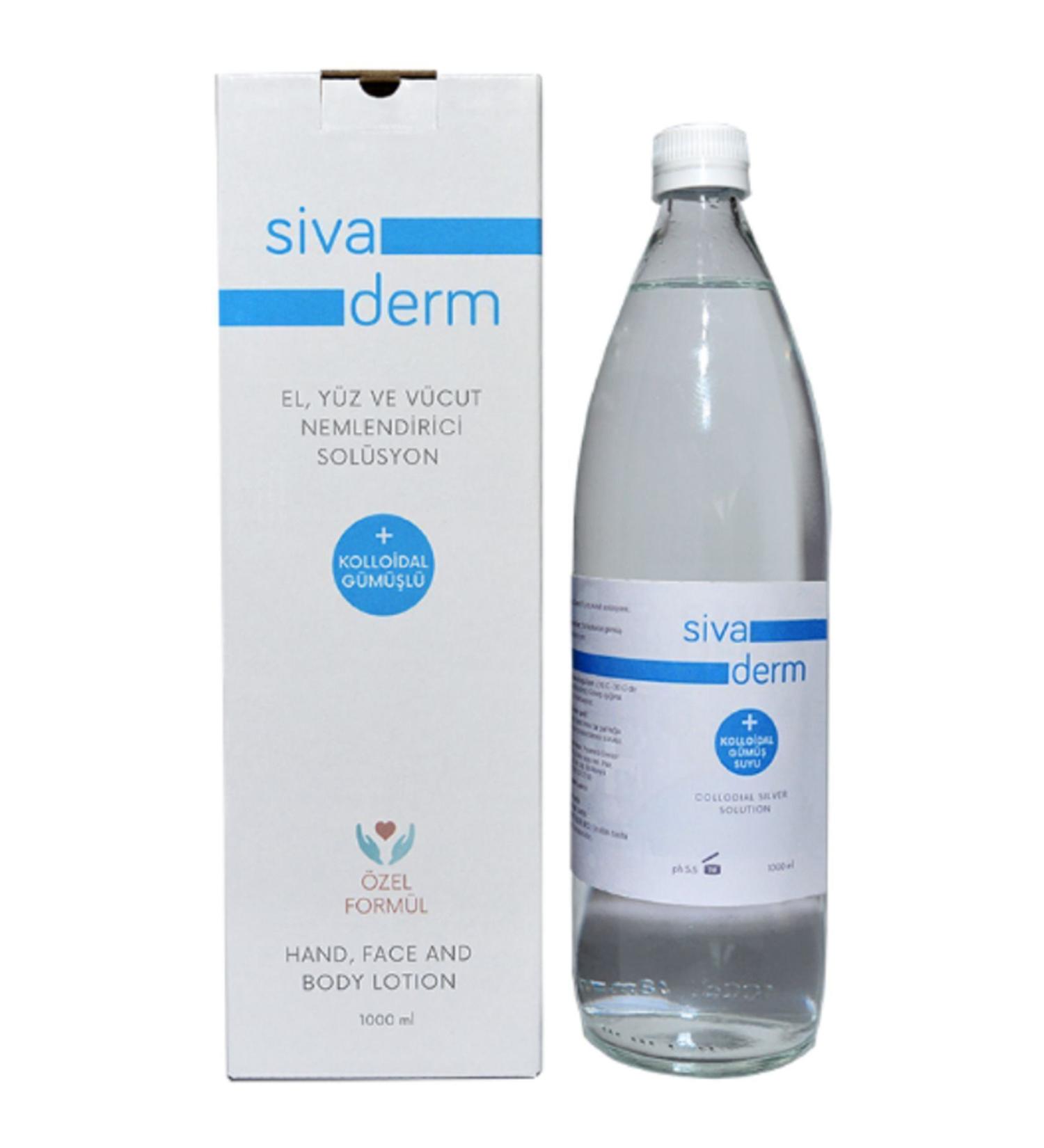 Siva Derm Colloidal Silver Water 1000 ml - Buy Online on GoSupps.com