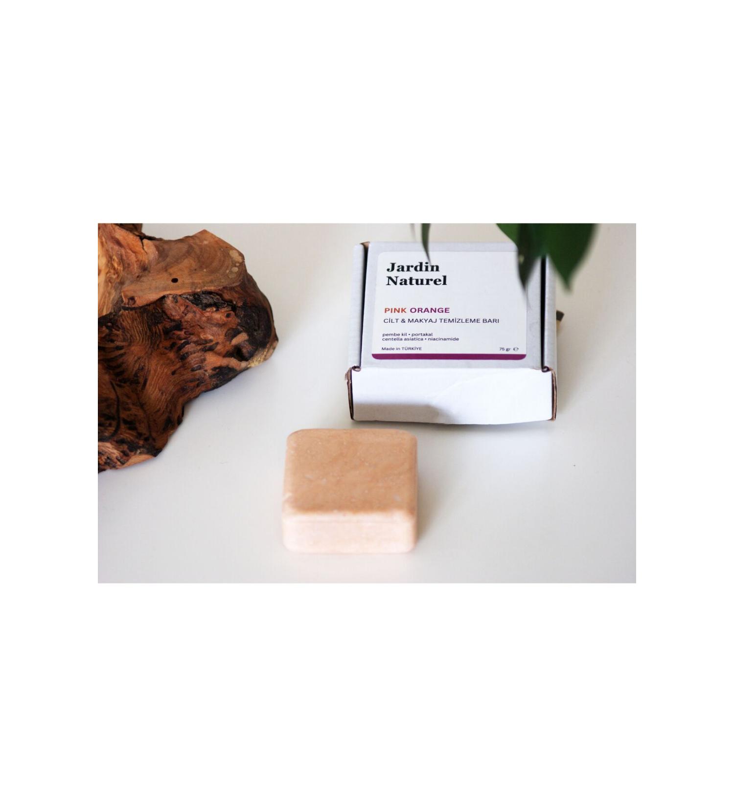 Jardin Naturel Pink Orange Skin & Makeup Remover Bar