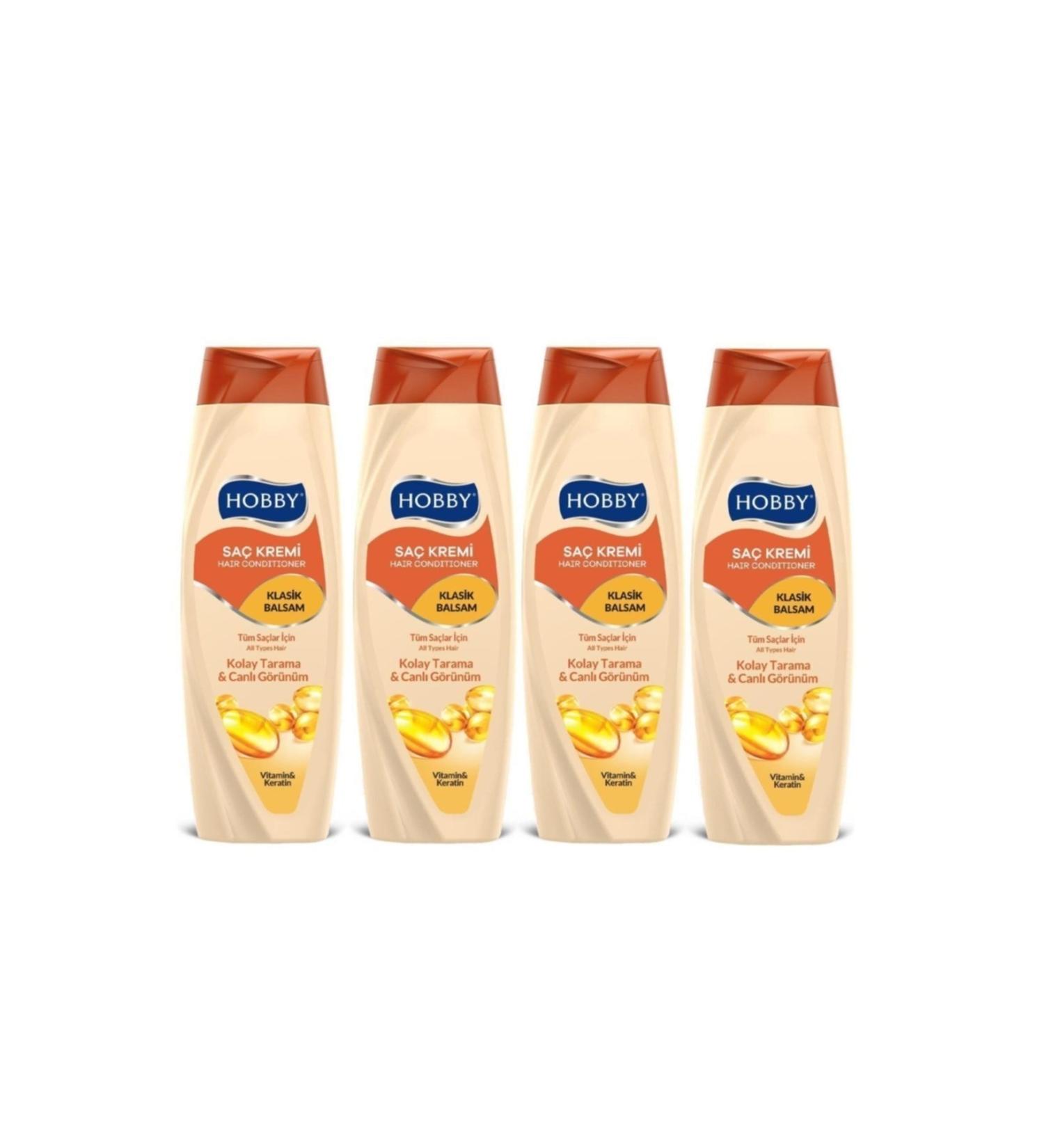 Hobby Hair Conditioner Classic Balsam 500 ml X 4 Pieces