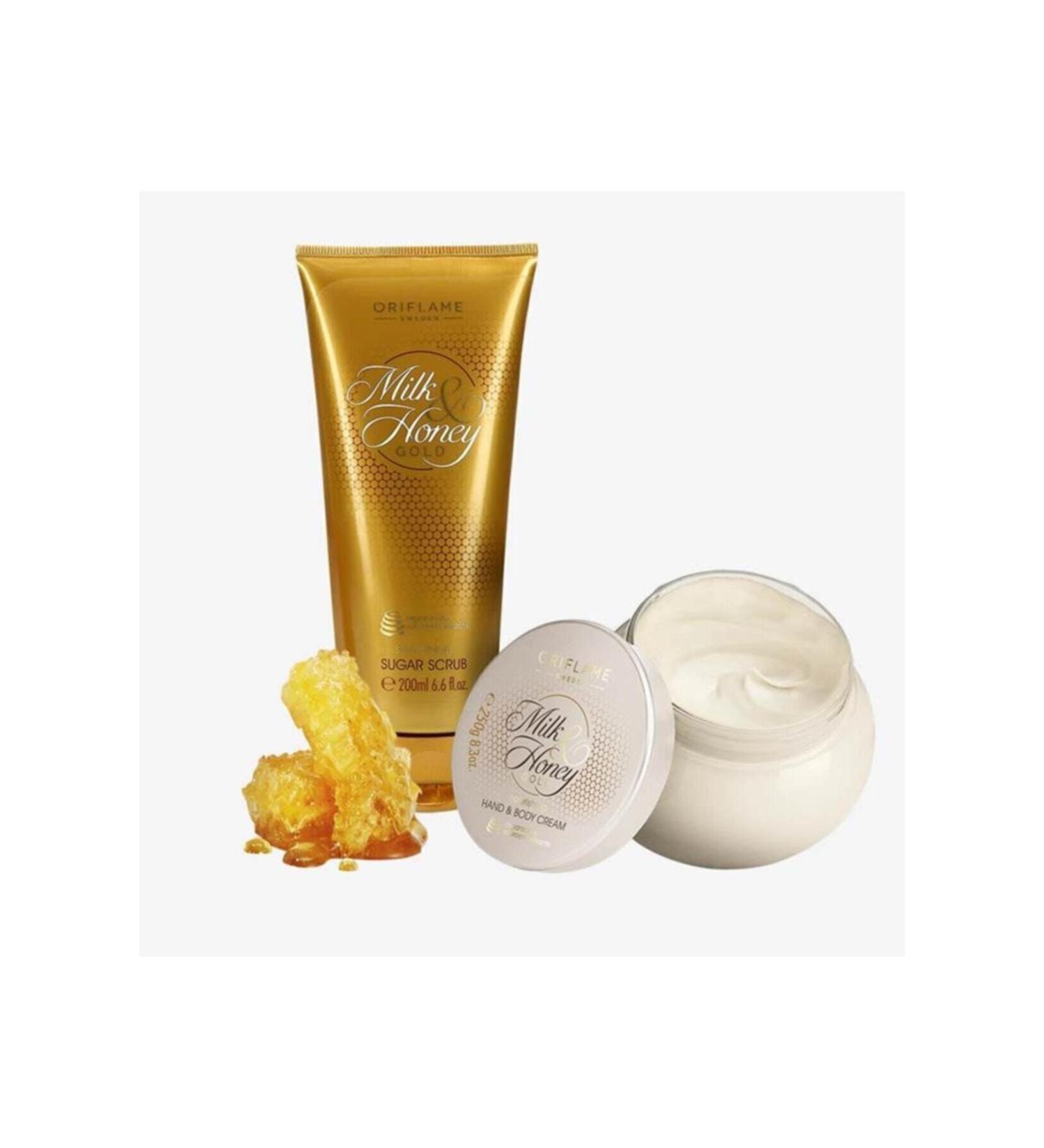Oriflame Milk & Honey Gold Smoothing Body Scrub & Body Cream 250 Ml