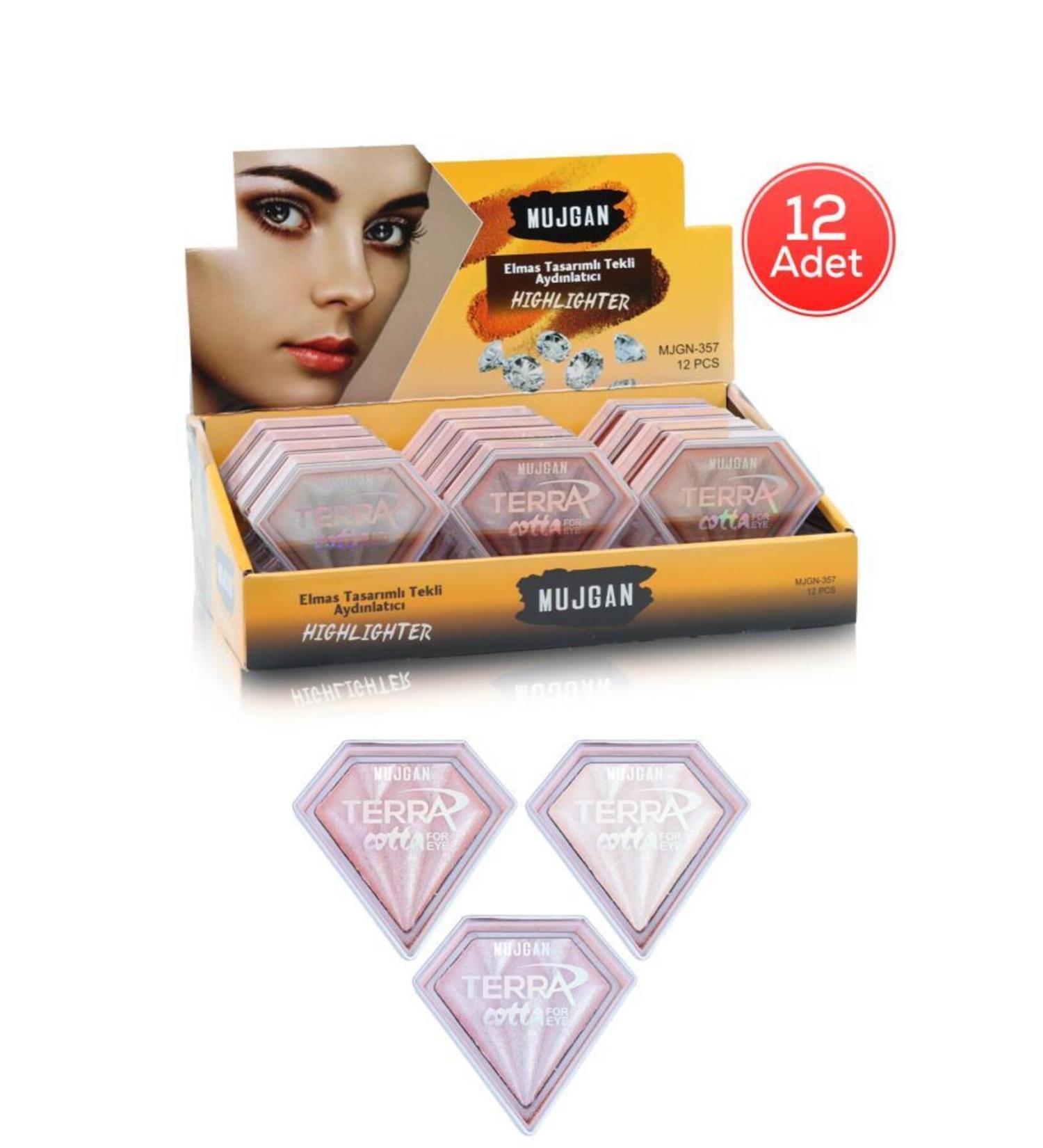 MUJGAN 12-Pack Terra Cotta For Eye Diamond Design Single Illuminator - Buy Online on GoSupps.com
