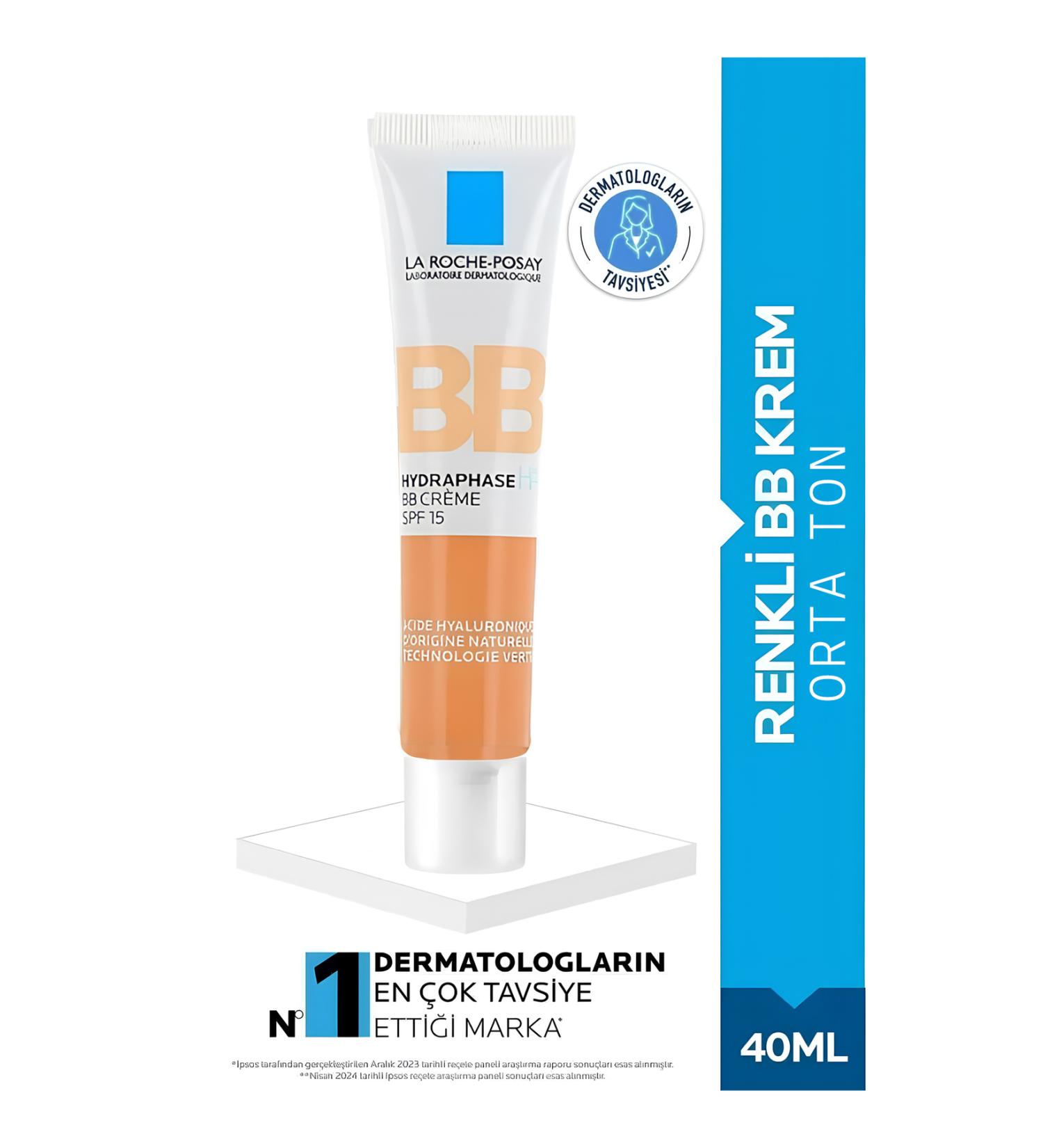 La Roche Posay Hydraphase HA BB Cream Spf15 - Medium - 40 ml