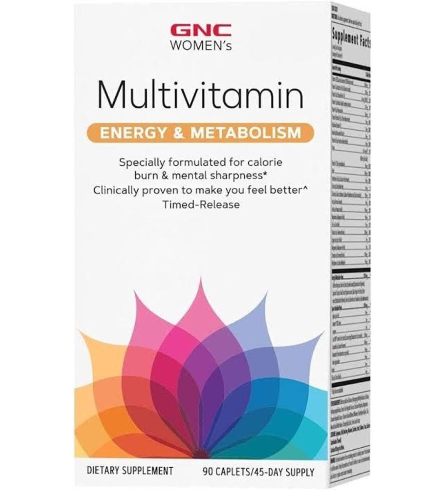 GNC GNC Women's Multivitamin Energy & Metabolism 90 Tablets