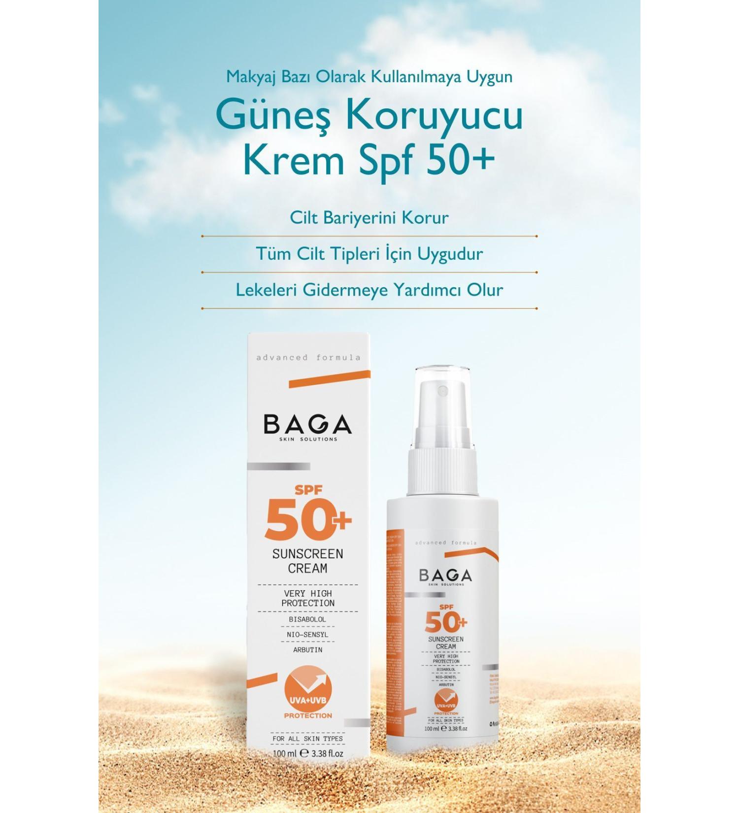 Baga Sunscreen Cream Spf+ - Buy Online on GoSupps.com