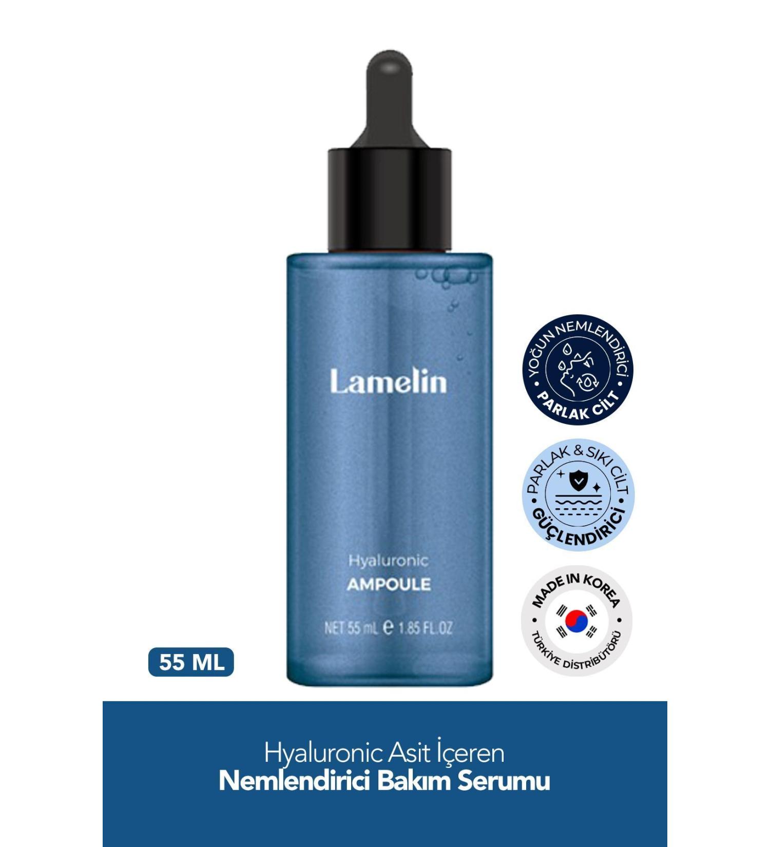 Lamelin Hyaluronic Acid Moisturizing Daily Care Serum Lamelin Hyaluronic Ampoule - Buy Online on GoSupps.com