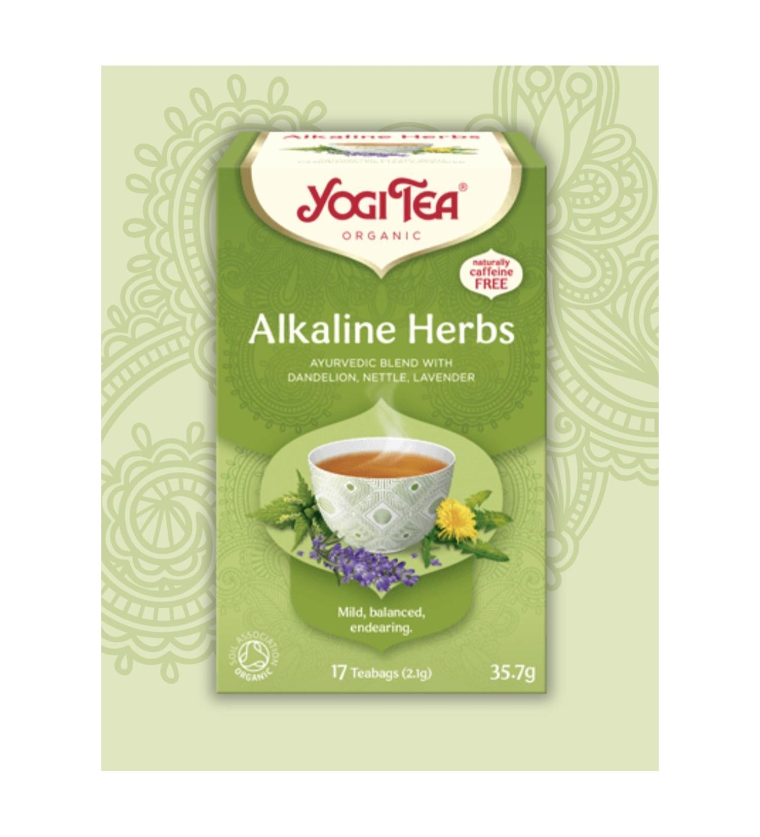 Yogi Tea Alkaline Herbs Organic Tea - Buy Online on GoSupps.com
