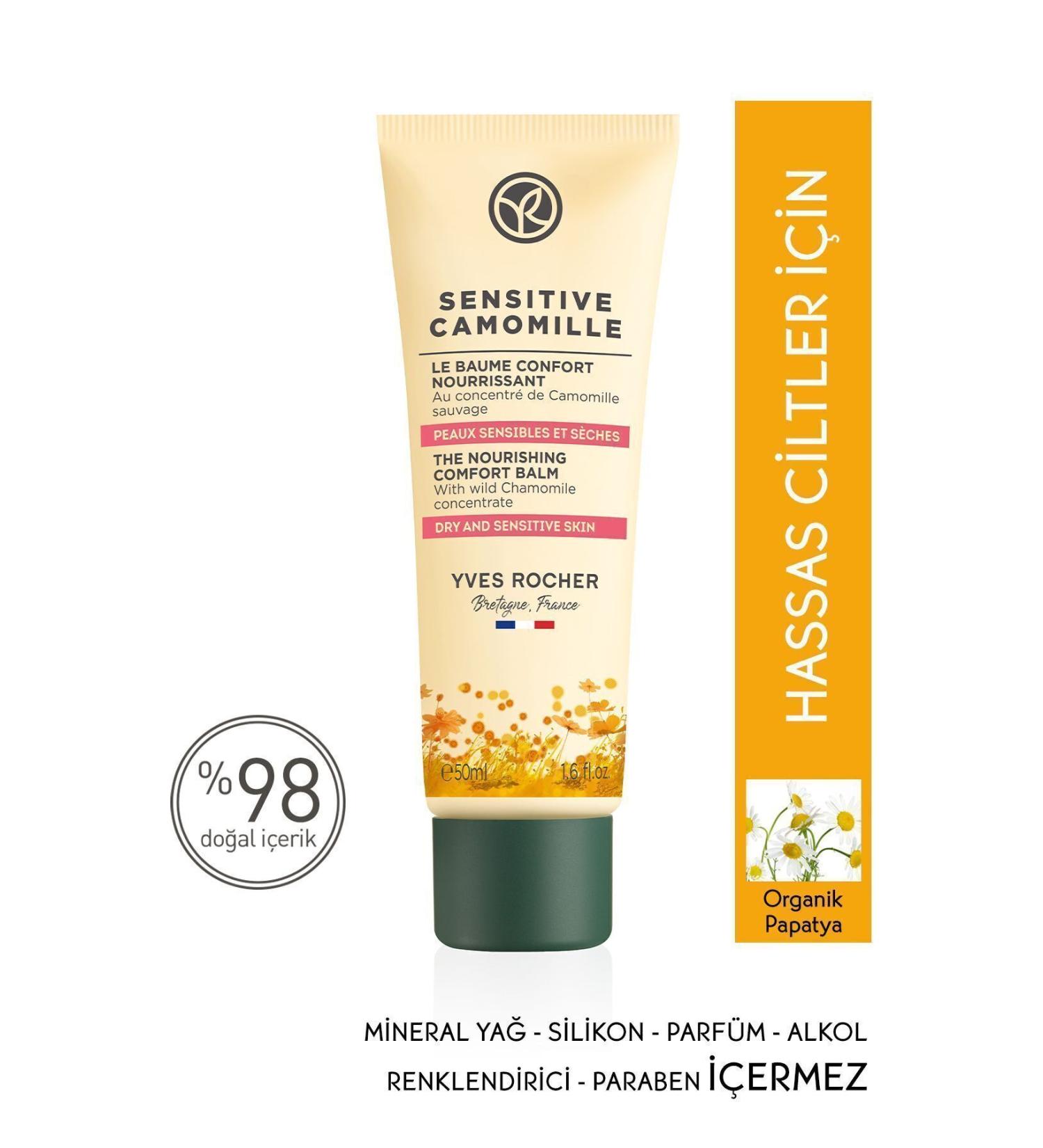 Yves Rocher INTENSIVE MOISTURIZING AND NOURISHING INTENSIVE TEXTURE CREAM FOR DRY AND SENSITIVE SKIN 50 ML D.CENTER532