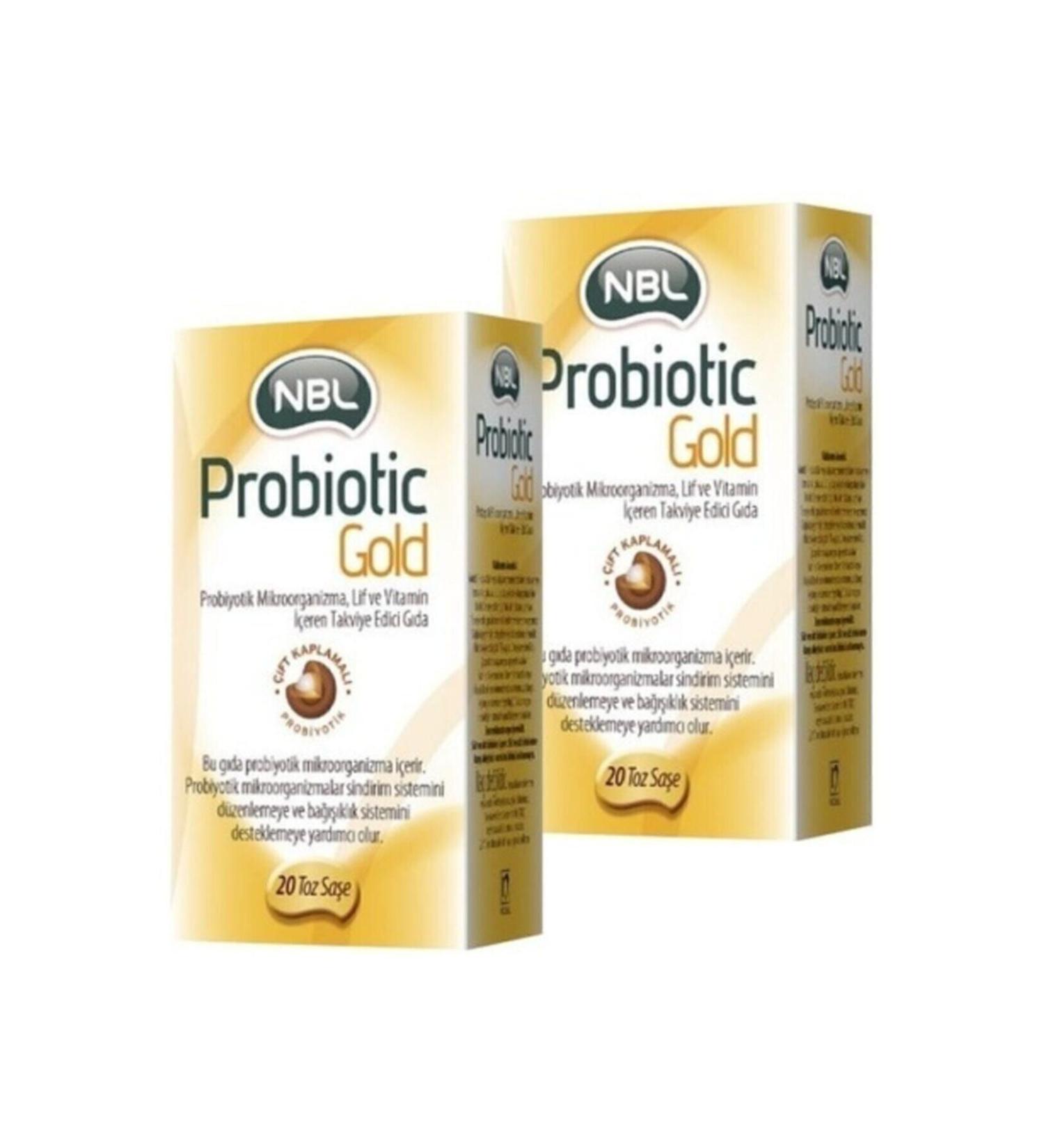 NBL Probiotic Gold 20 Stick Sachet 2 Pack Advantage