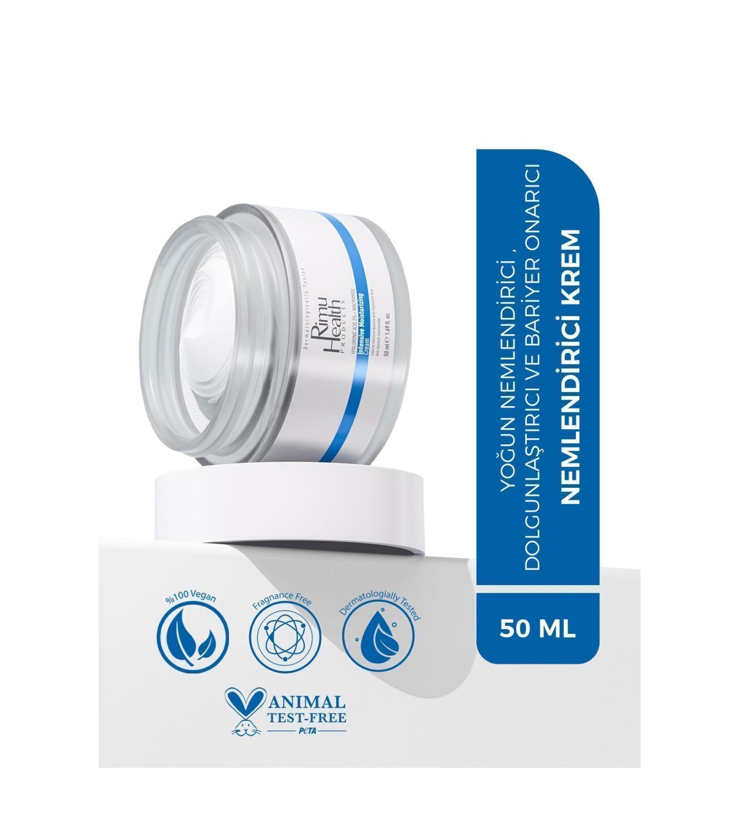 Rimu Health Products Skin Tone Equalizing and Intensive Moisturizing Face Cream 50 Ml ( Hyaluronic Acid - Niacinamide ) Rm000108 - Buy Online on GoSupps.com