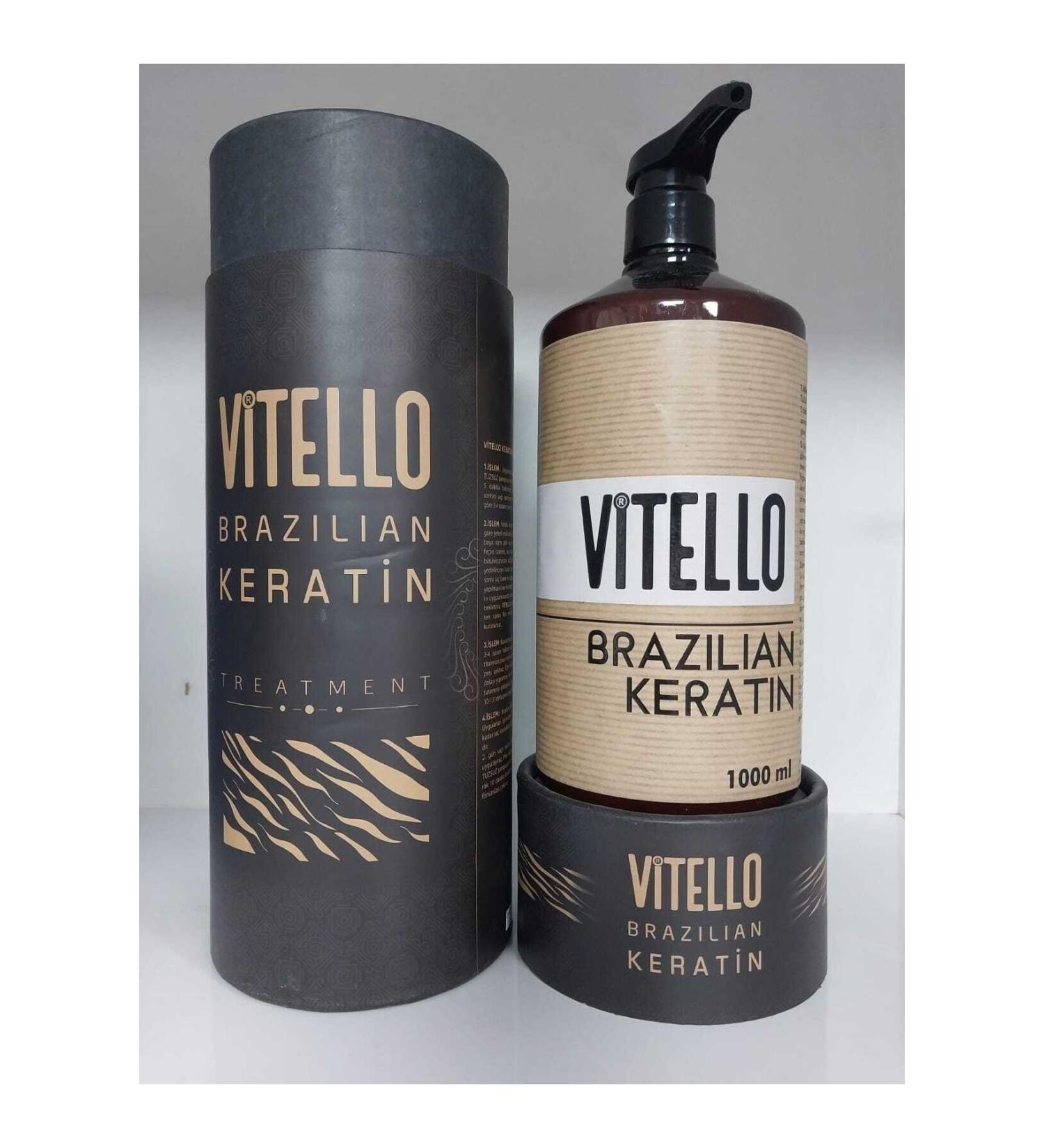Vitello REVITALIZING MOISTURIZING HAIR CARE KERATIN FOR LIFELESS AND DRY HAIR 1000 ML D.CENTER598
