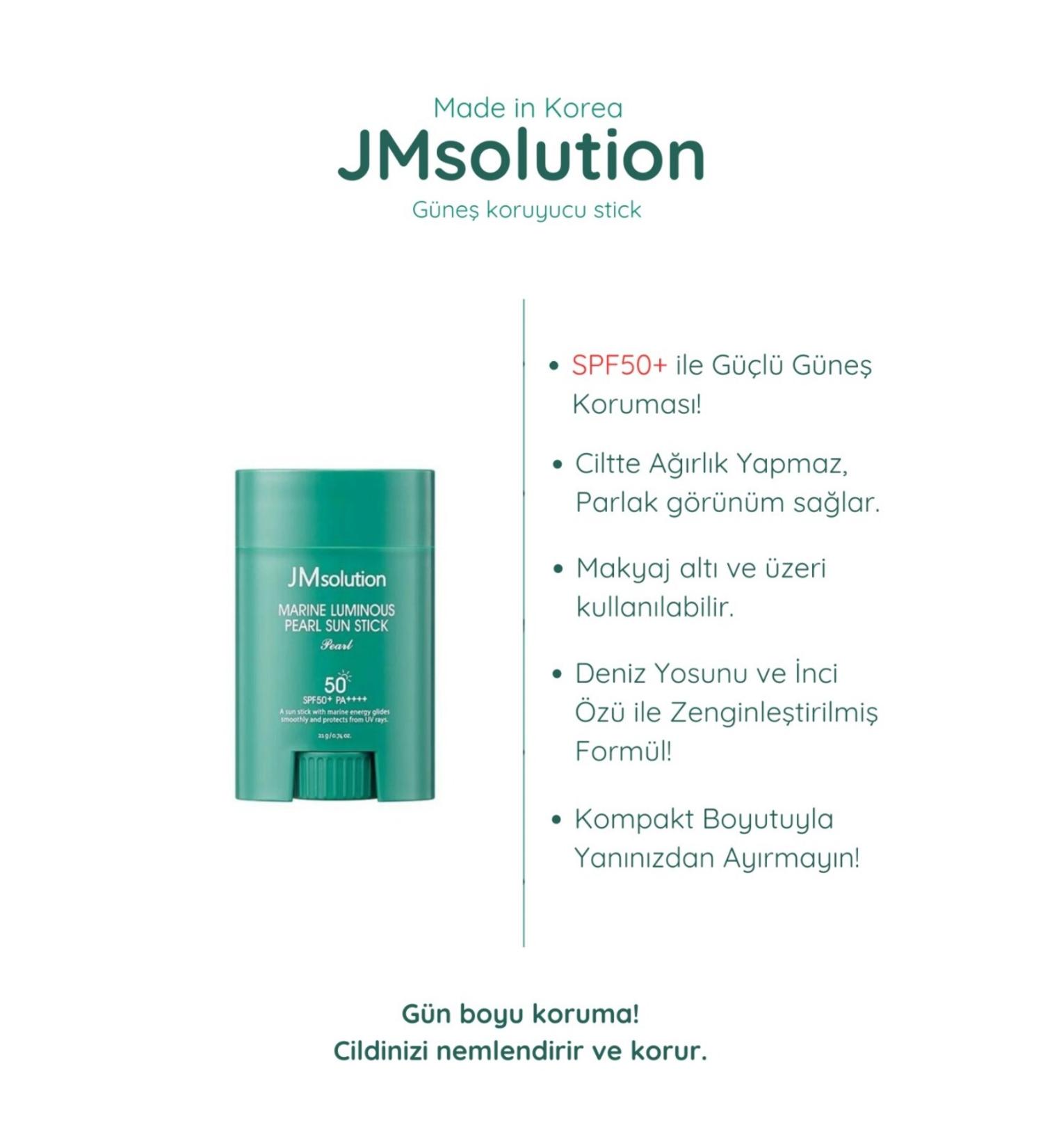 JMsolution Marine Luminous Pearl Sun Stick spf50+ PA++++21gr
