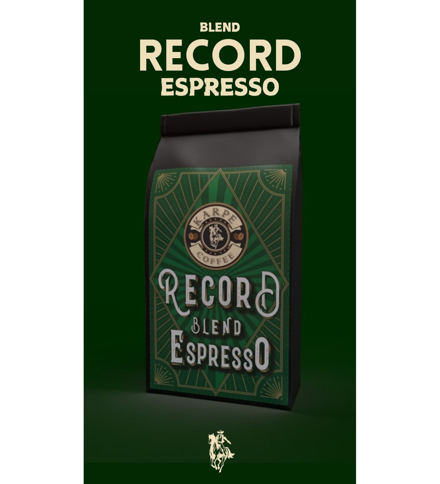 KARPE COFFEE RECORD BLEND ESPRESSO 1000GR