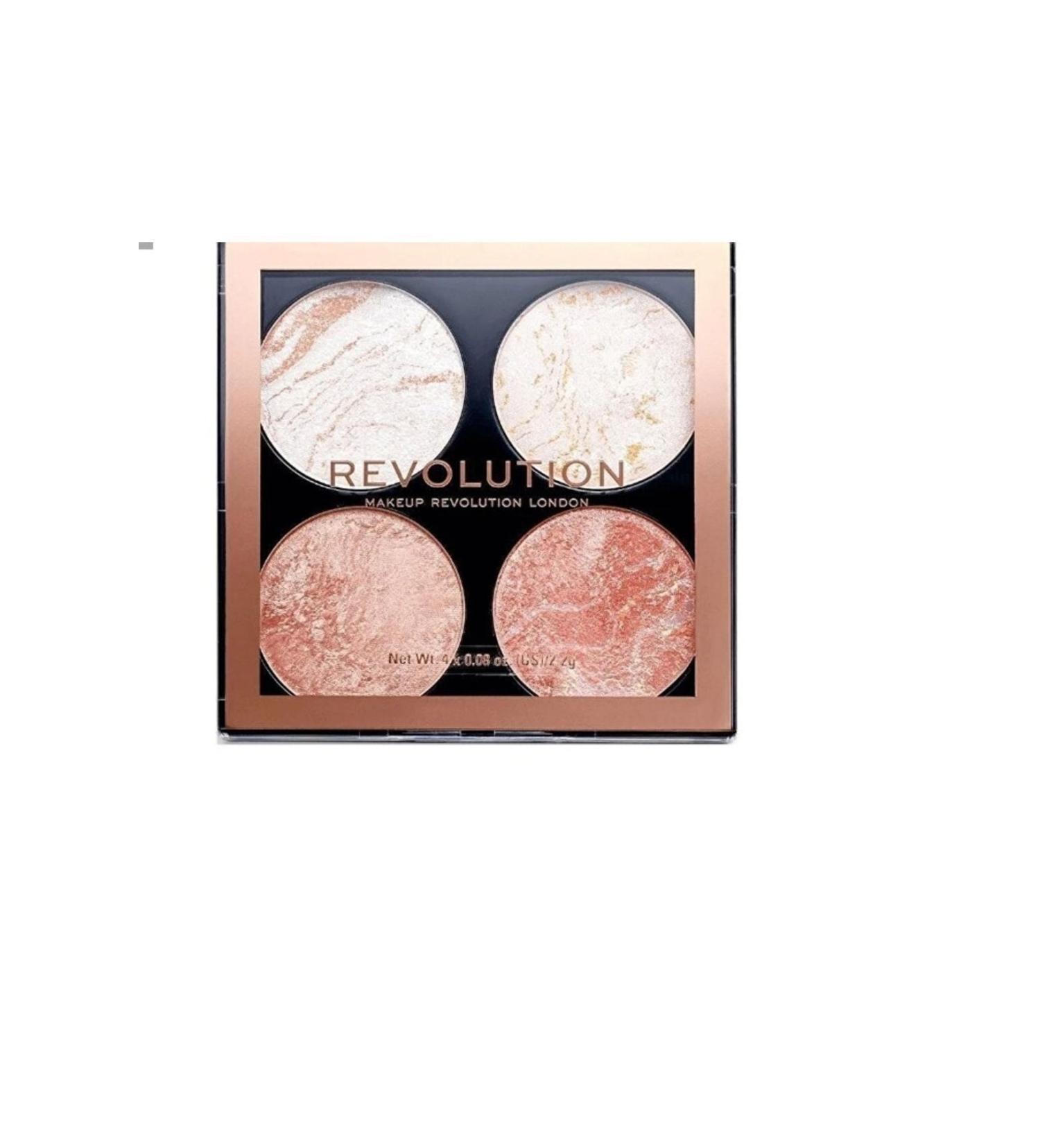 Revolution Cheek Kit Bronzing and Highlighting 4-Blush Palette