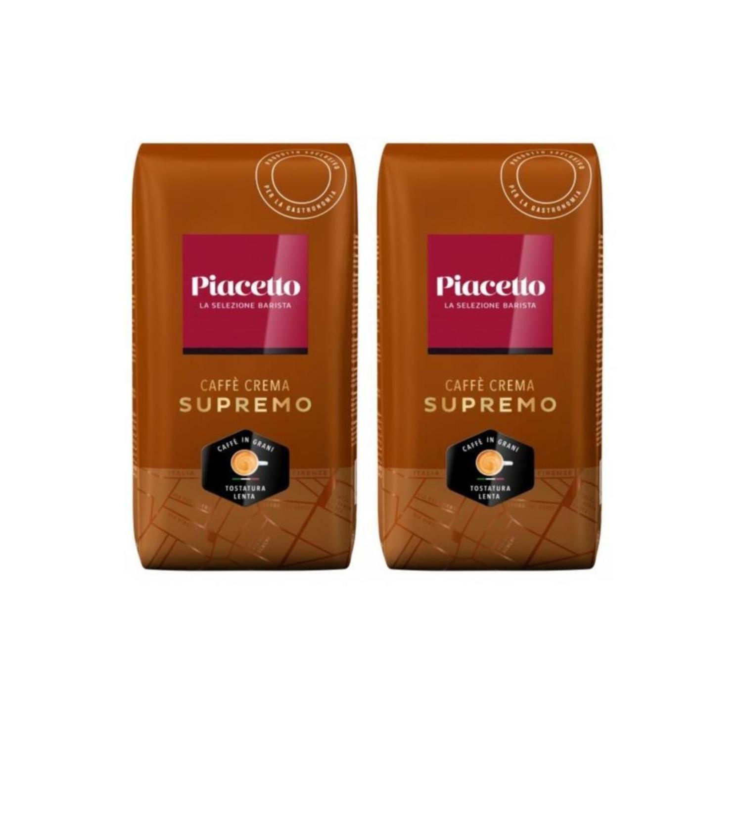 Tchibo Piacetto Cafe Crema Supremo Bean Coffee 1 Kg X 2 Pieces