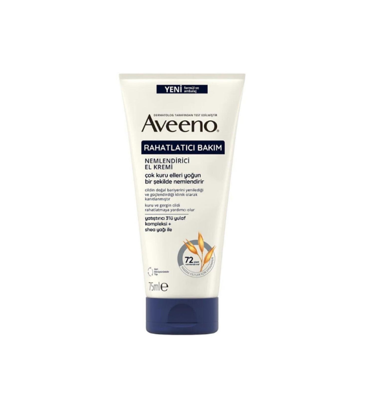 AVEENO Dry and Stressed Skin Relief Triple Oat Complex + Shea Butter Repairing Hand Cream - Buy Online on GoSupps.com