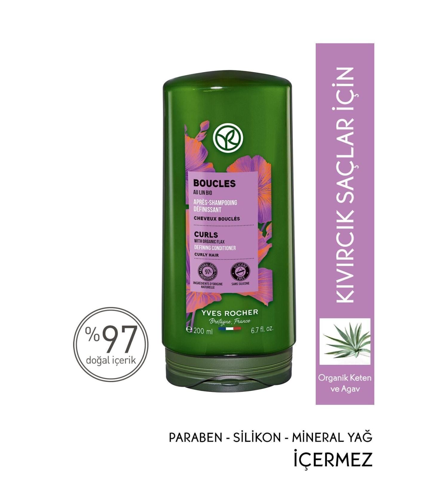 Yves Rocher Curly and Wavy Hair Curl Defining Conditioner - Vegan-200 ml + La Roche Posay Gel - Buy Online on GoSupps.com