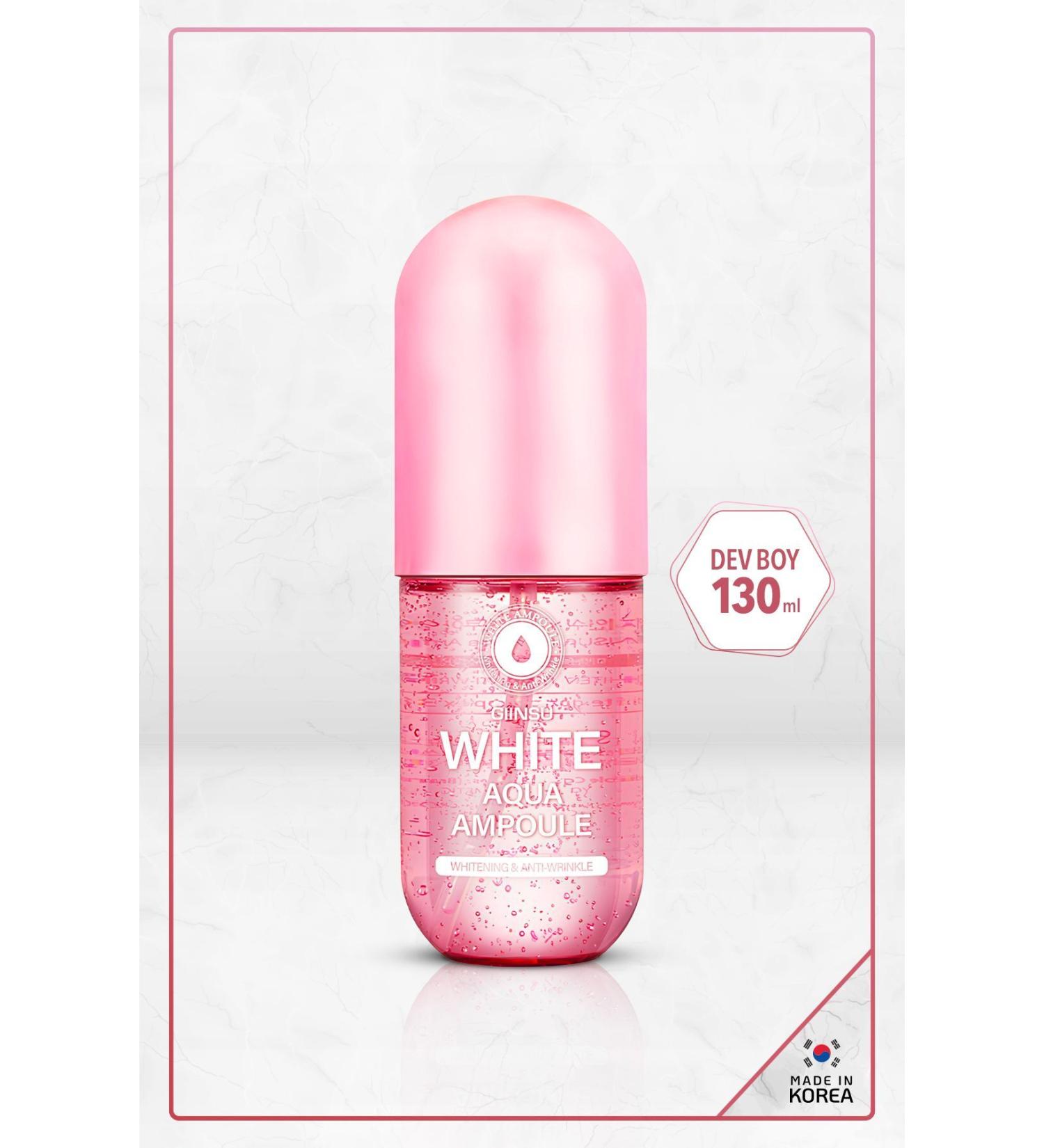 DR. CELLIO Giinsu Anti-Stain and Anti-Scar Brightening White Aqua Ampoule Skin Serum Containing Niacinamide