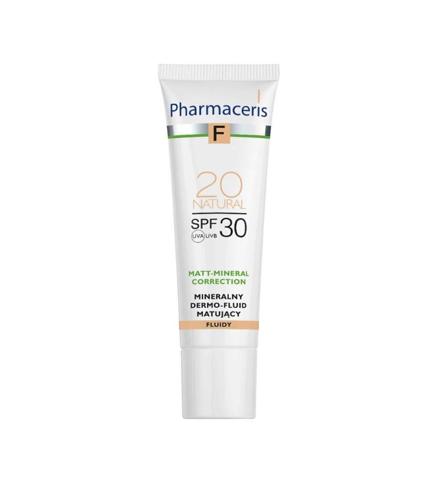 Pharmaceris F Mineral Mattifying Liquid Dermo-foundation 20 Natural Spf30 30 Ml PSSNS658