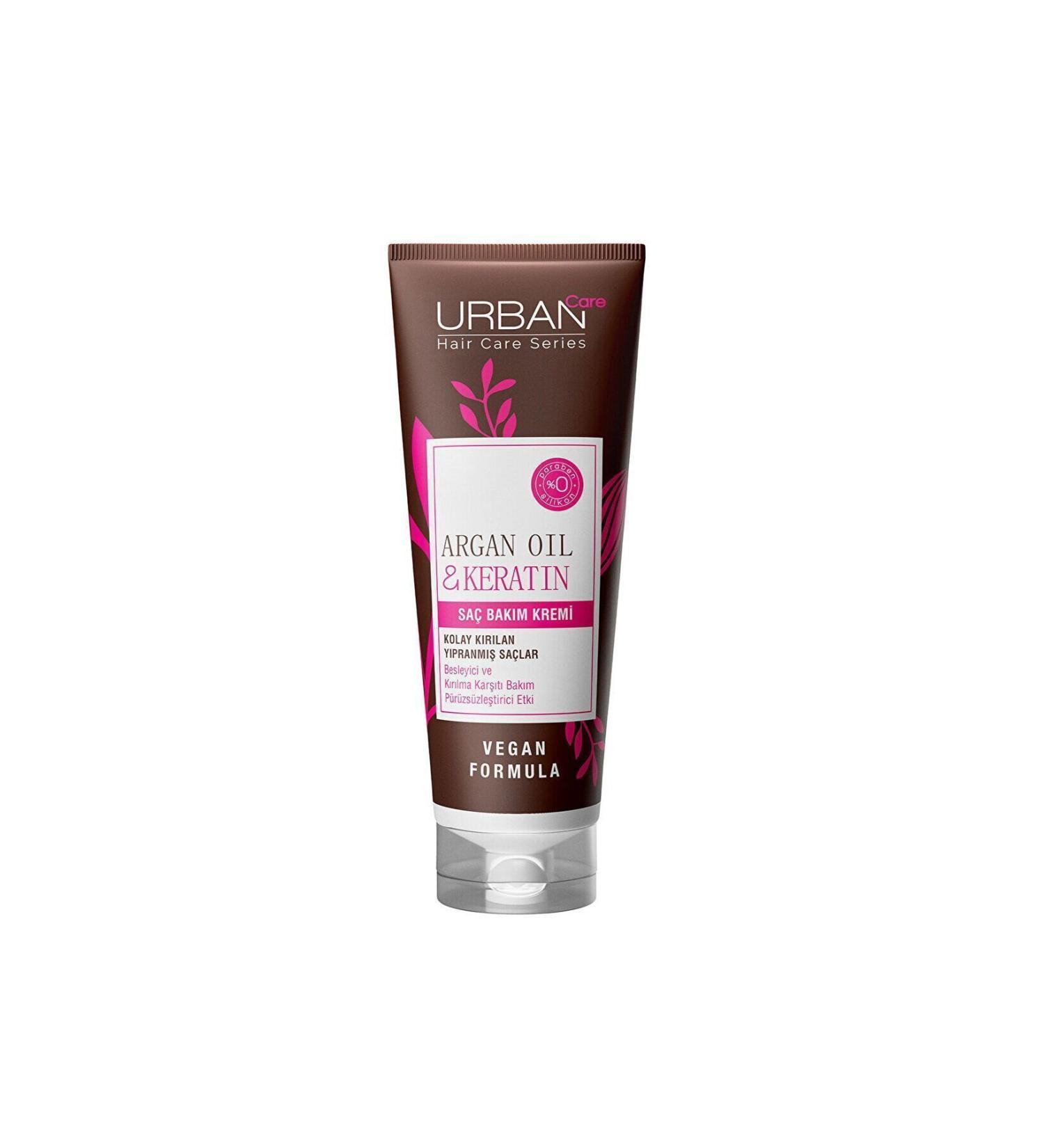 Urban Care Argan Oil & Keratin Nourishing and Anti-Breakage Hair Care Cream 250 ml