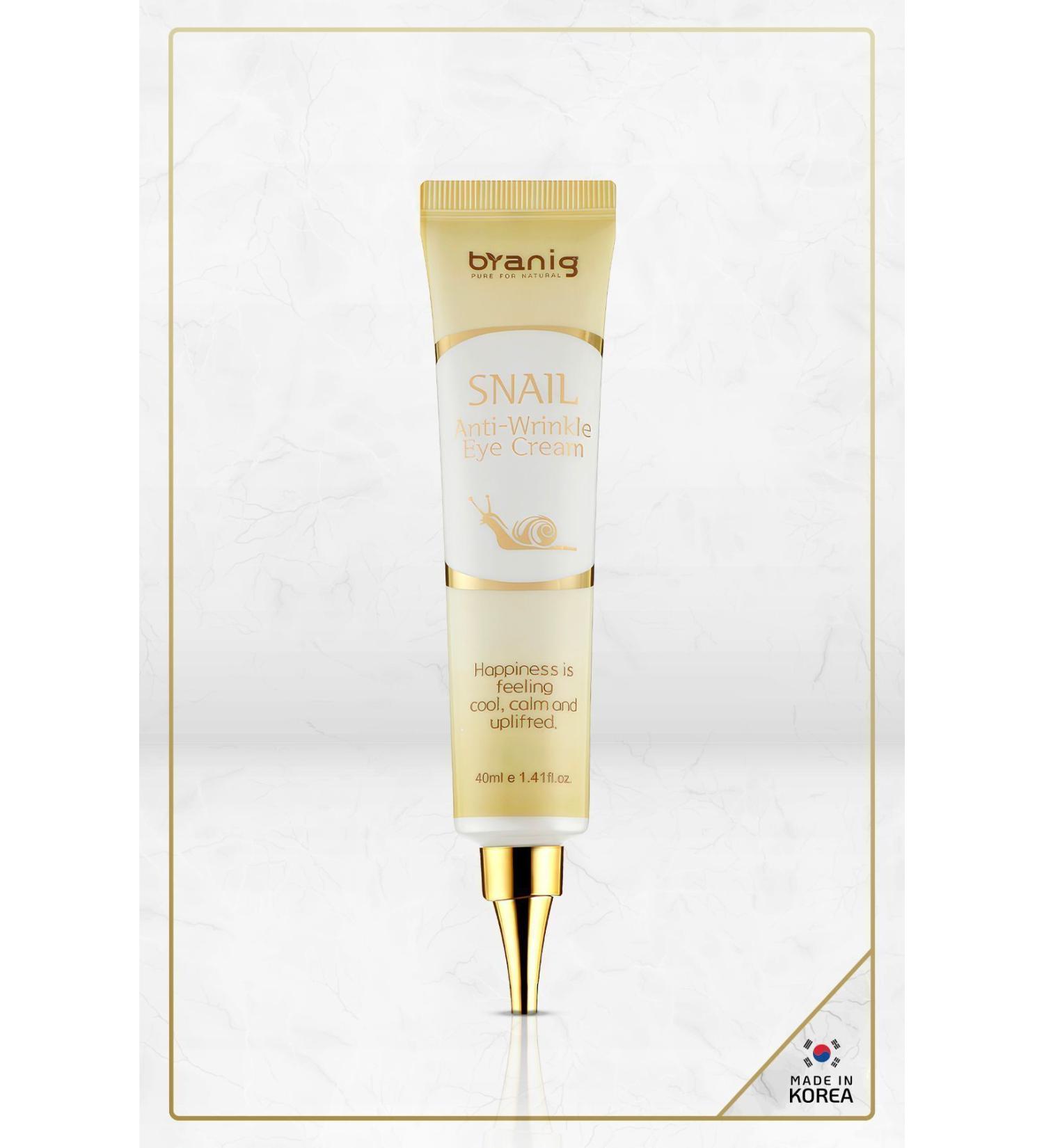BRANIG Eye Contour and Eyelid Care Cream with Pure Snail Mucus Content Made In Korea - Buy Online on GoSupps.com