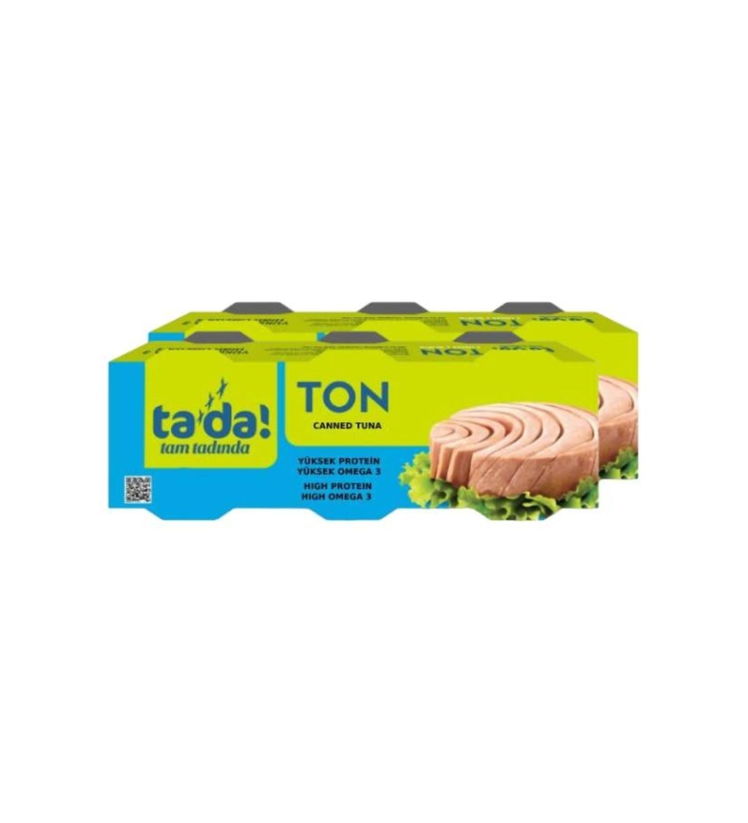 Tada Sunflower Oil Canned Tuna 3x75 Gr (2 Pieces)
