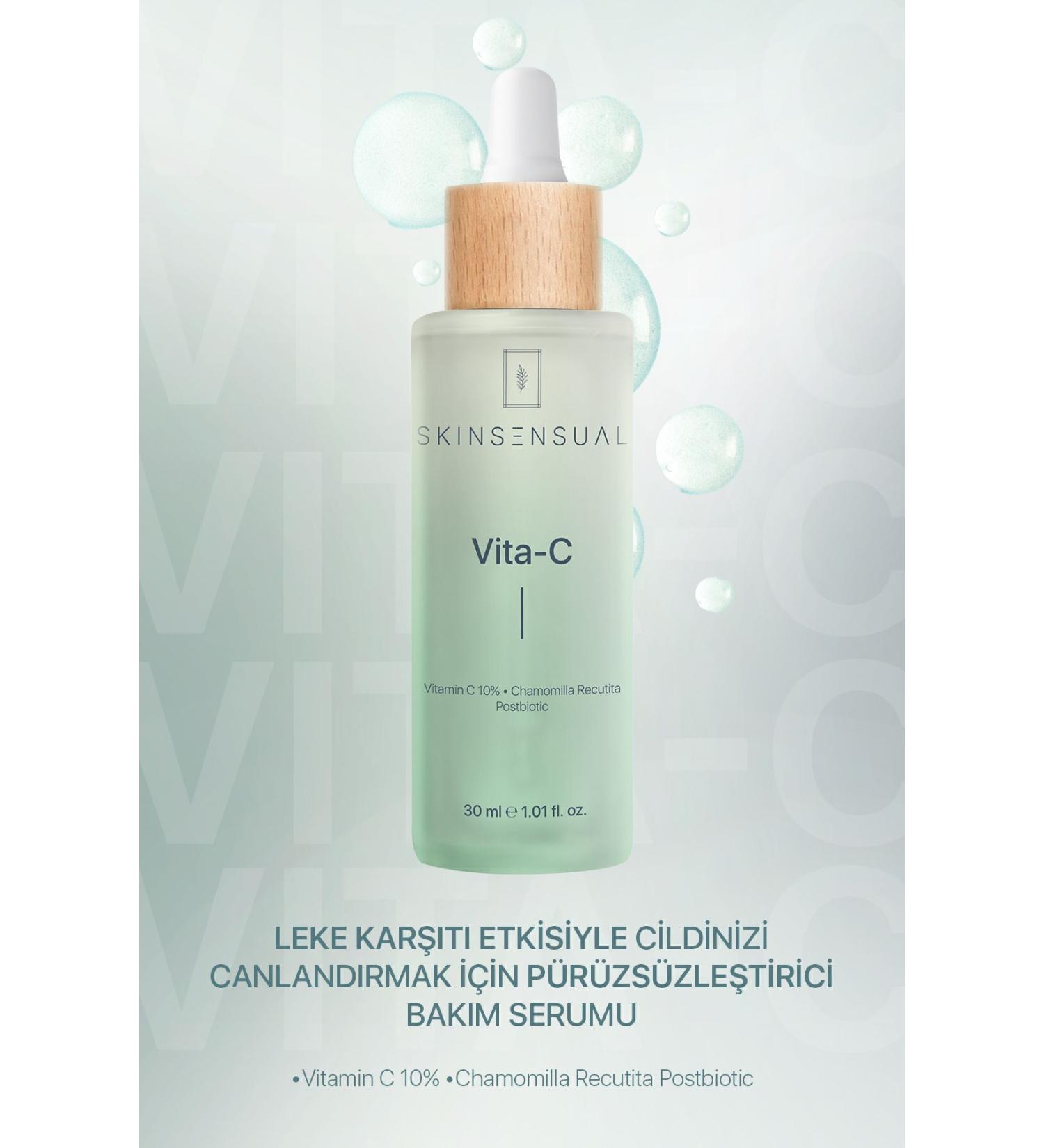 Skin Sensual Vita-c Vitamin C 10% Postbiotic and Skin Tone Equalizing Skin Care Serum 30 ml - Buy Online on GoSupps.com
