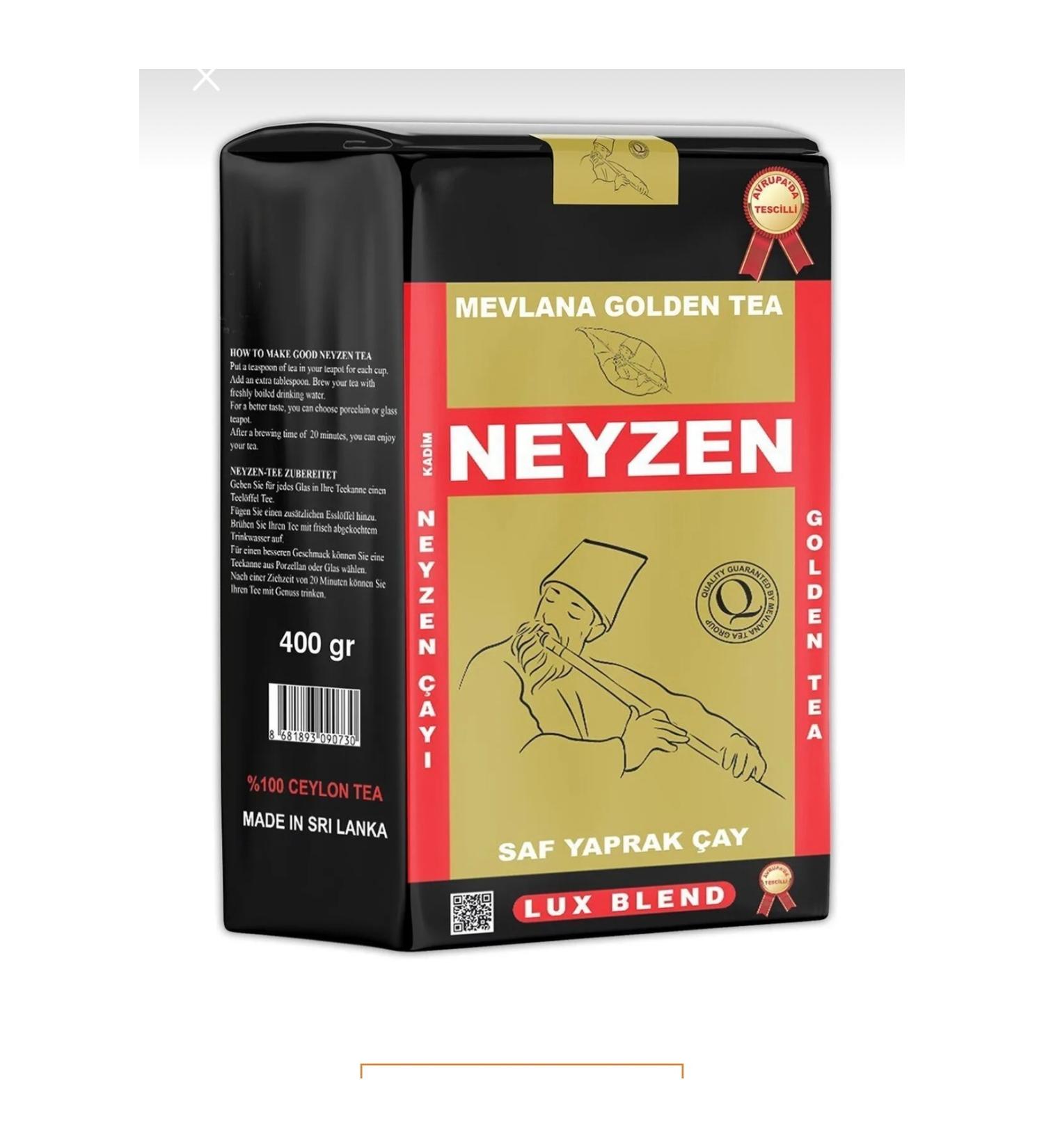 Mevlana Tea Mevlana Tea Pure Leaf Golden Tee - 400 G