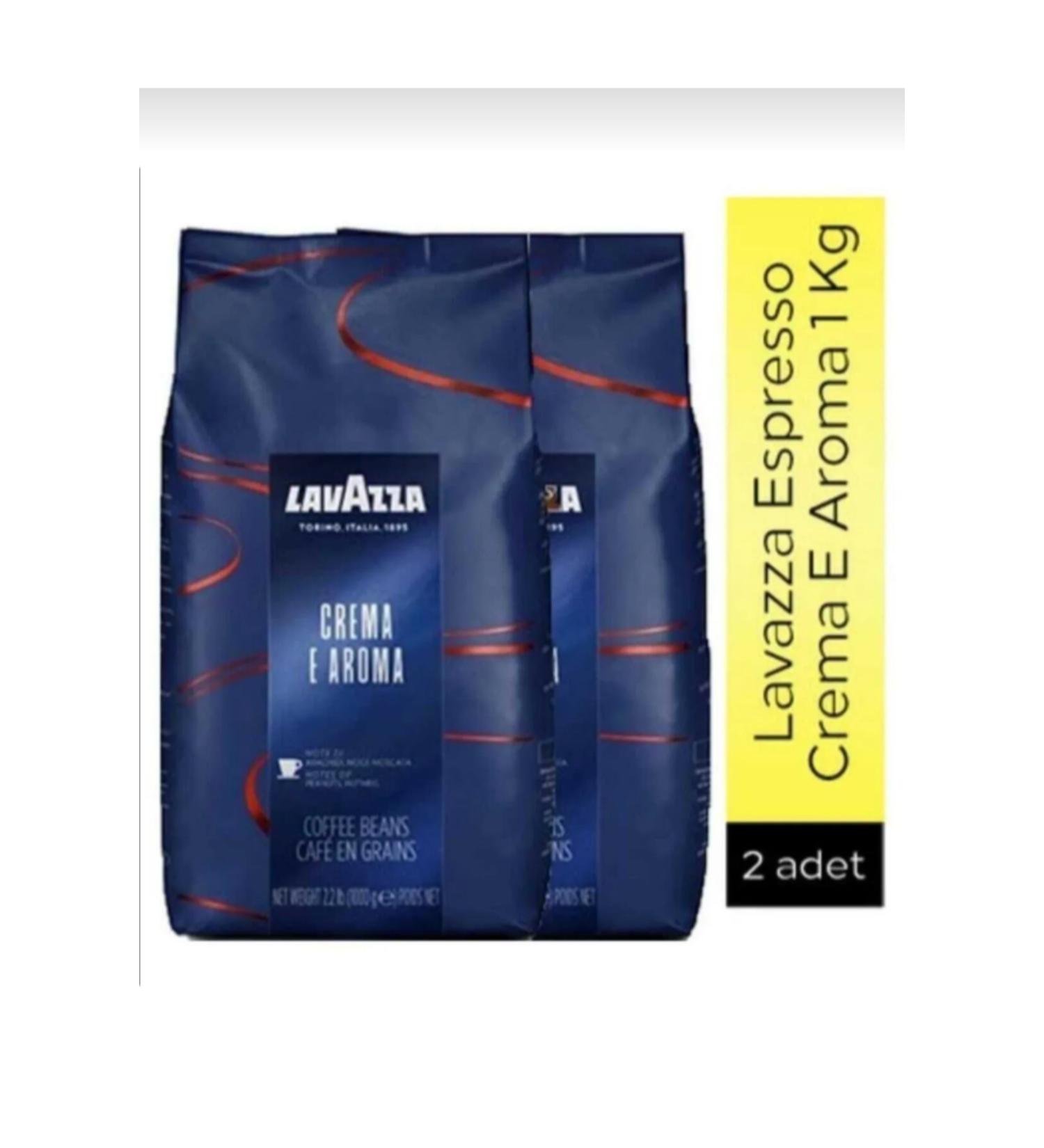 LavAzza Espresso Crema E Aroma Coffee Beans 2-Piece
