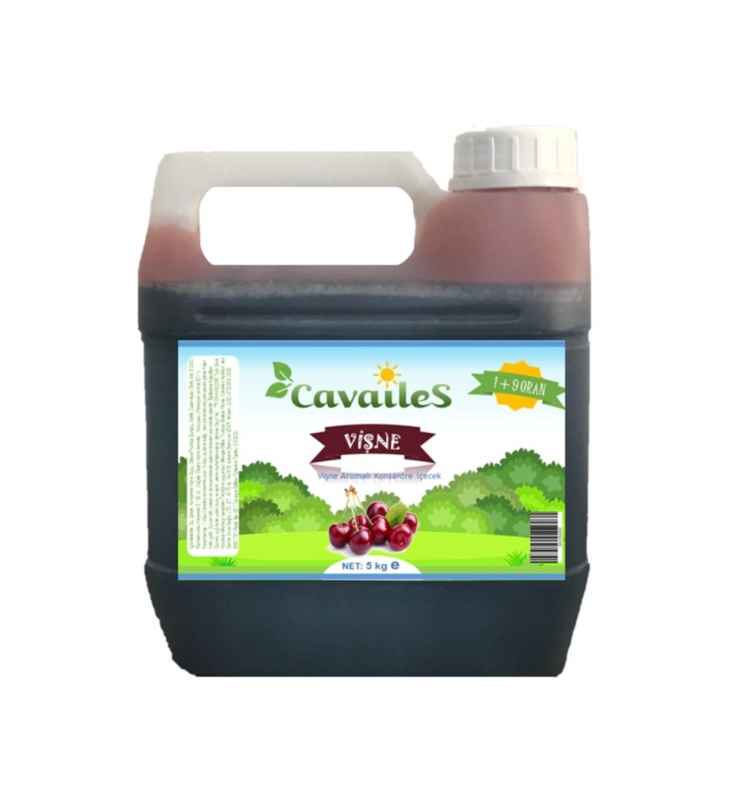 Cavailes Cavaliers Concentrated Cherry Flavored Drink (5 KG)
