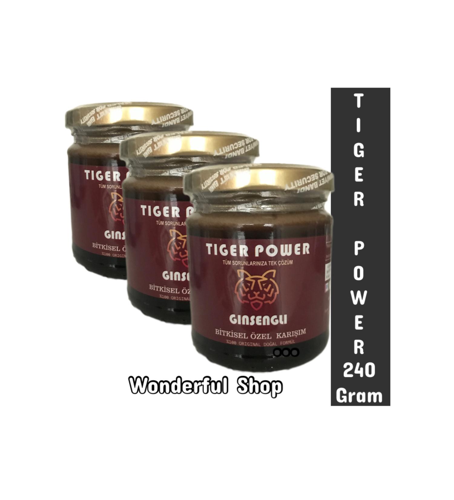 TIGER POWER Ginseng Herbal Mixture Paste 240 gr - 3 Pieces