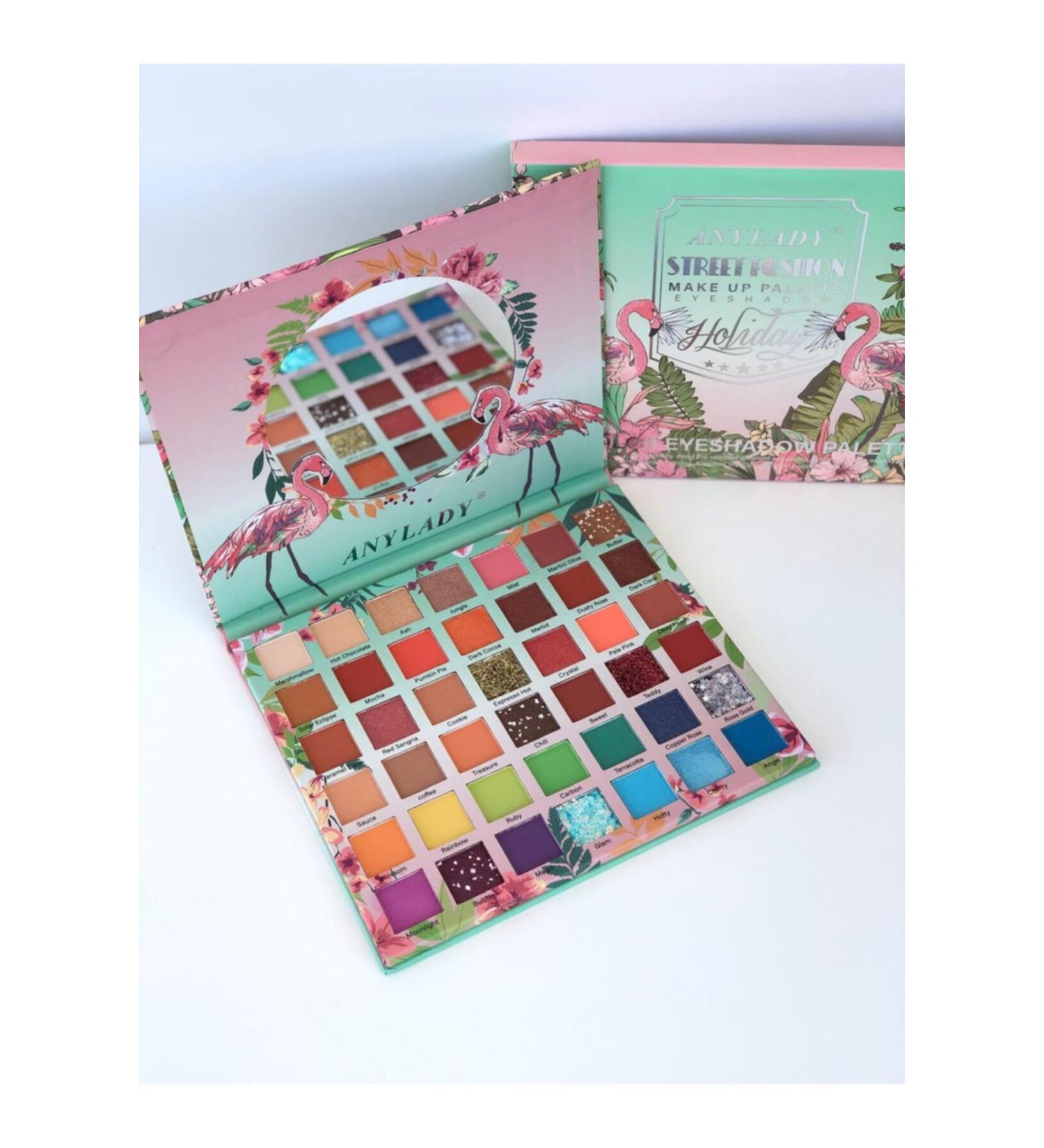 Roesia Rose Cosmetics Anylady Flamingo Model 42 Eyeshadow Palette