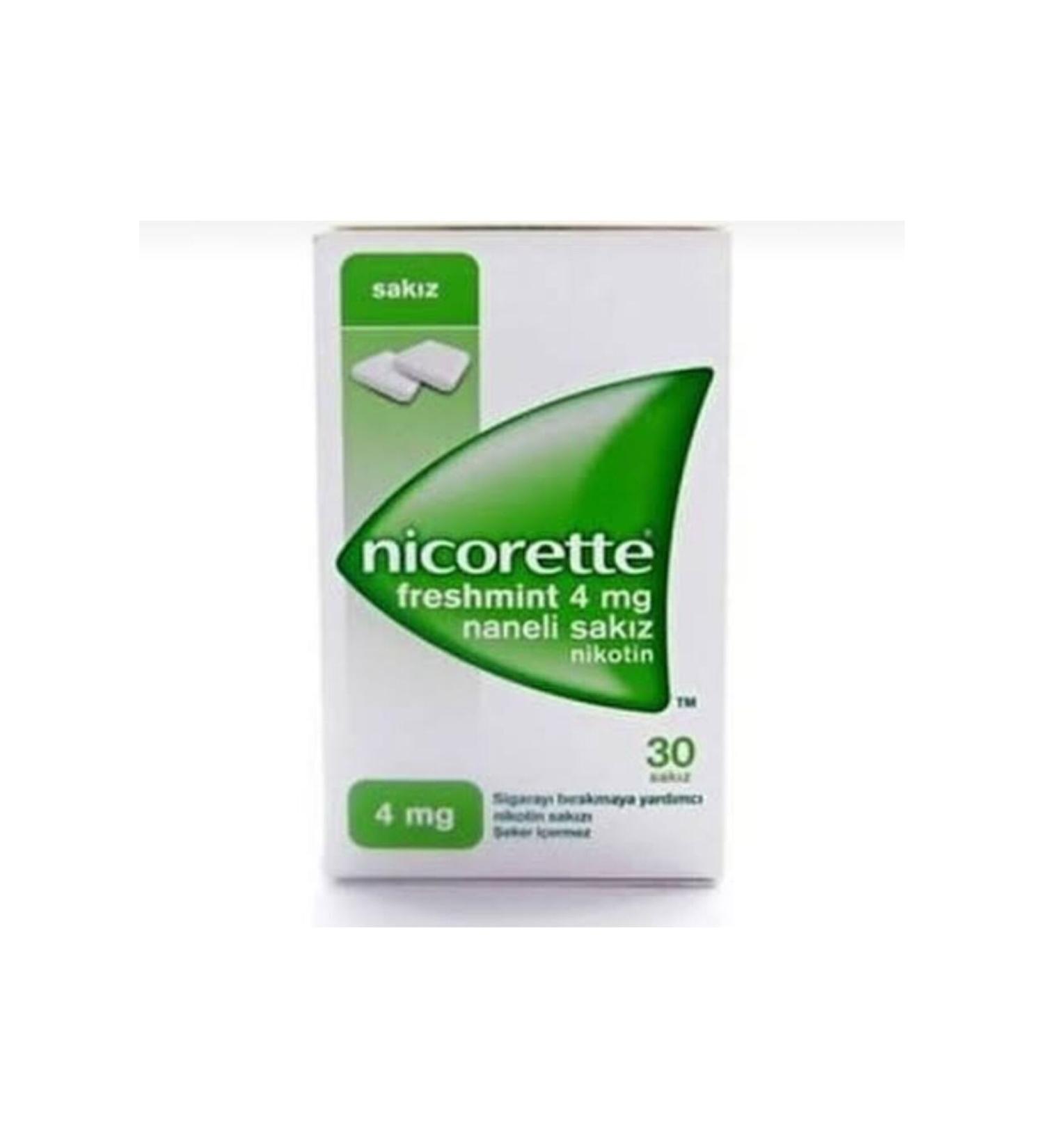 Johnson & Johnson NICRETTE 4MG MINT 30 PIECES GUM