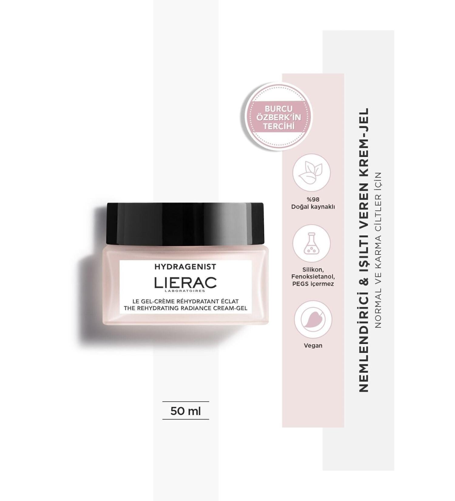 Lierac Moisturizing Luminous Anti-Aging Cream Gel 50ml - Dermoco