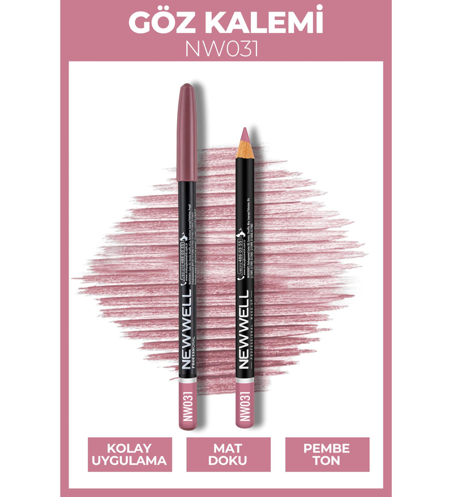 New Well Porcelan Make Up Eyelip Pencil31 - Buy Online on GoSupps.com