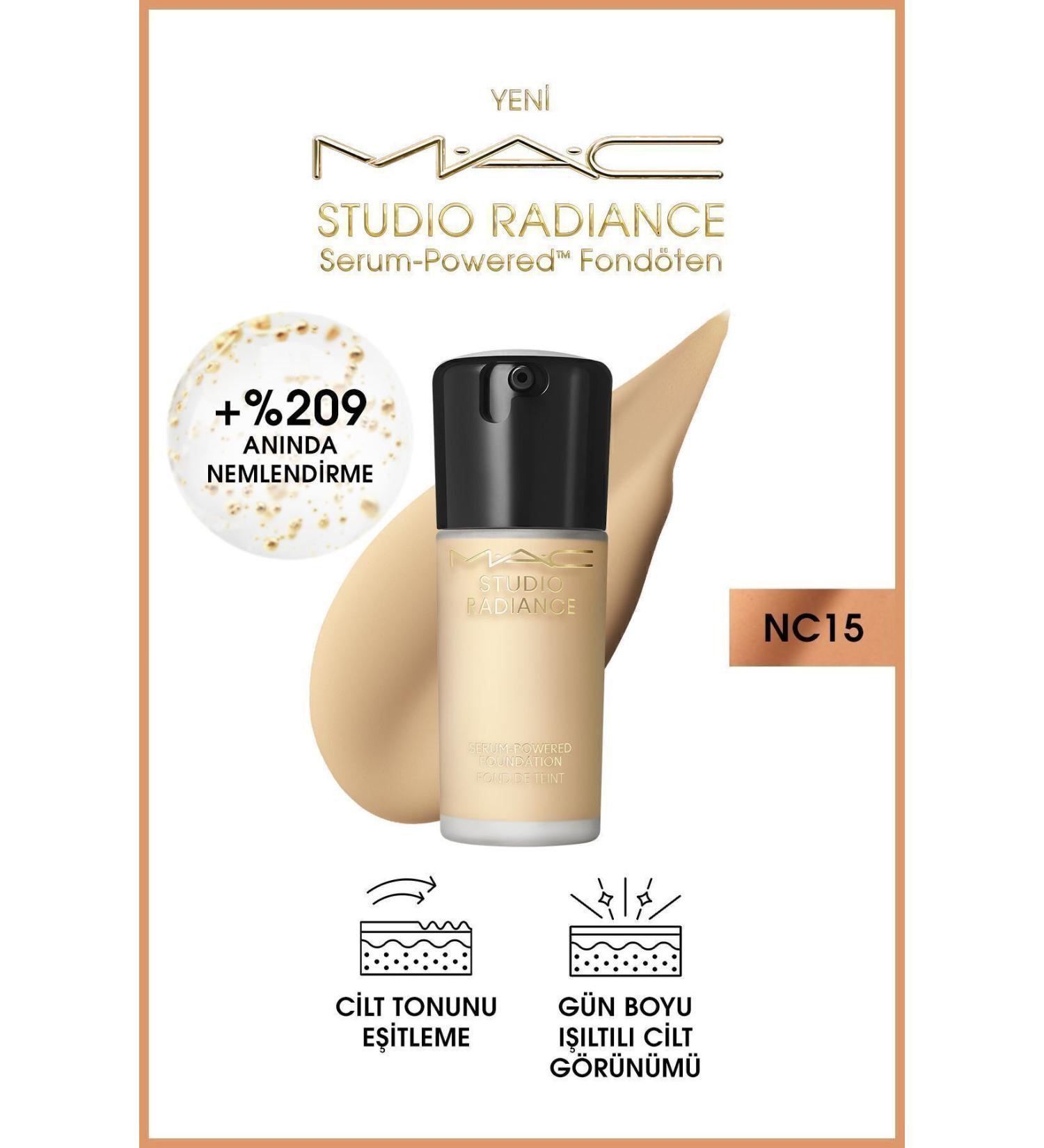 Mac Studio Radiance Serum-Powered Foundation-NC15-30ml-Foundation656646
