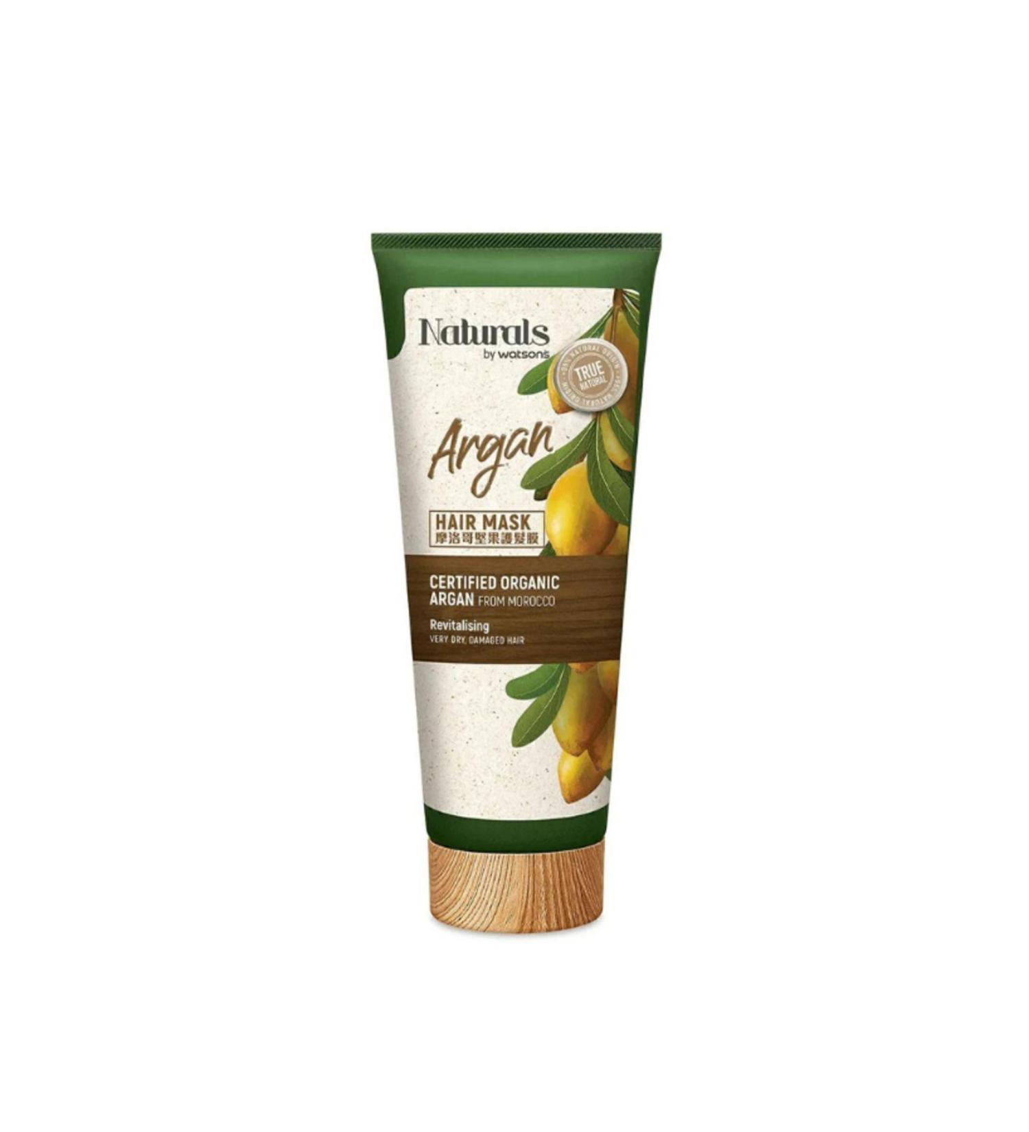 Naturals By Watsons Hair Mask Argan 200 ml / For Dry and Damaged Hair - Nourishing and Revitalizing Effect