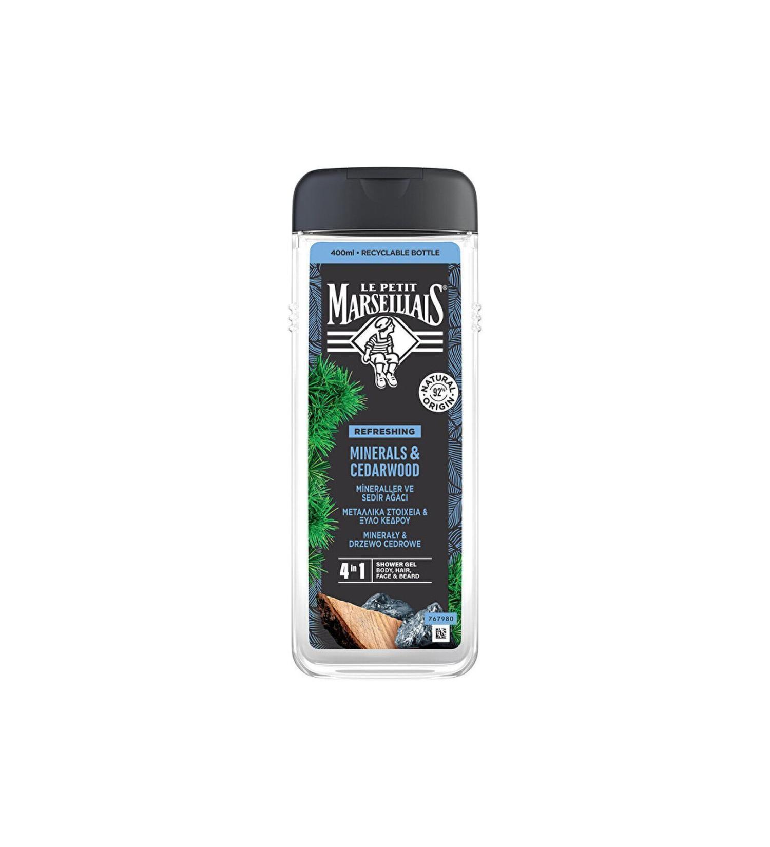 Le Petit Marseillais Minerals & Cedarwood Men's Shower Gel 400 ml