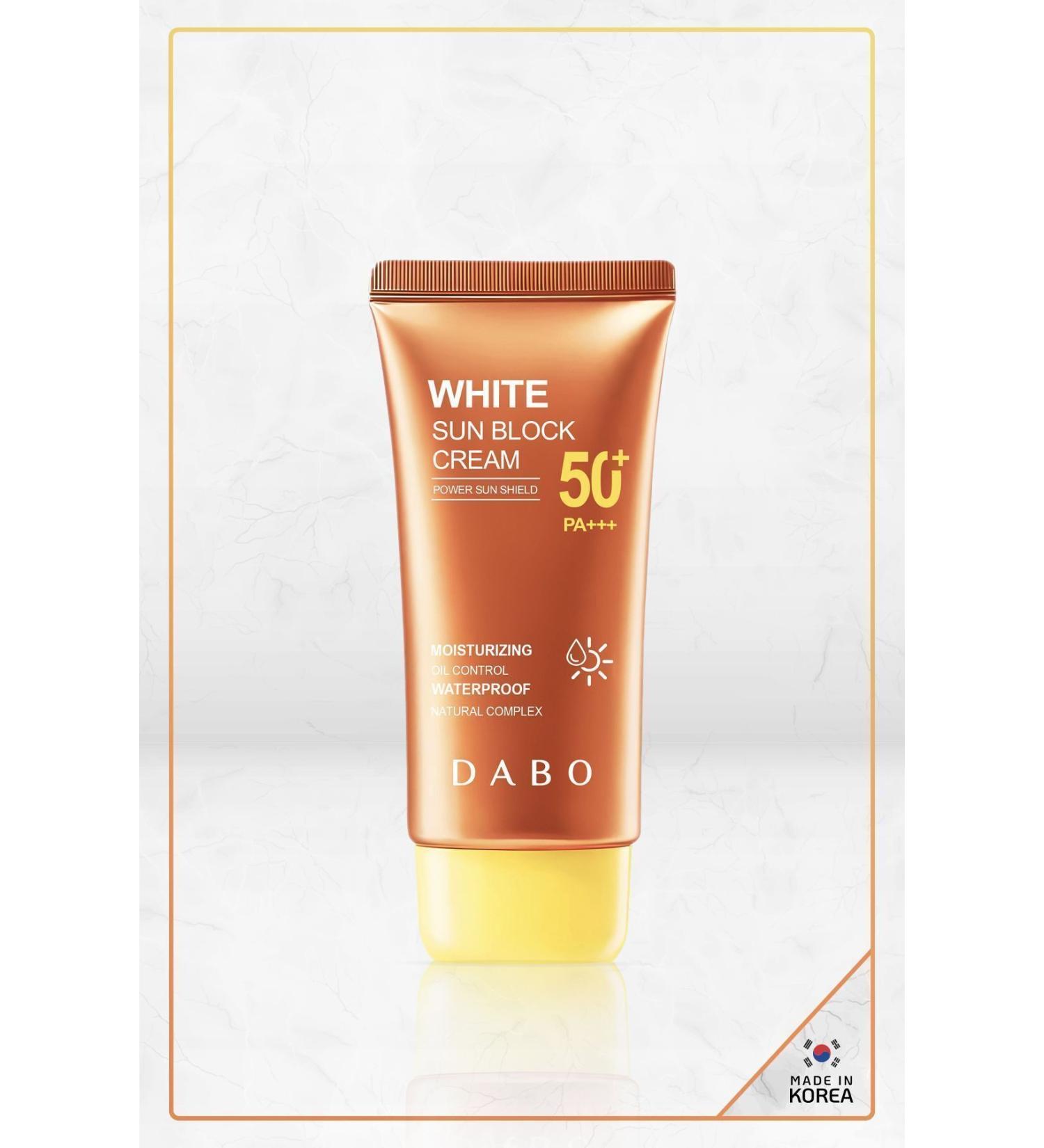 Dabo White Sun Block Sunscreen Made In Korea - Buy Online on GoSupps.com